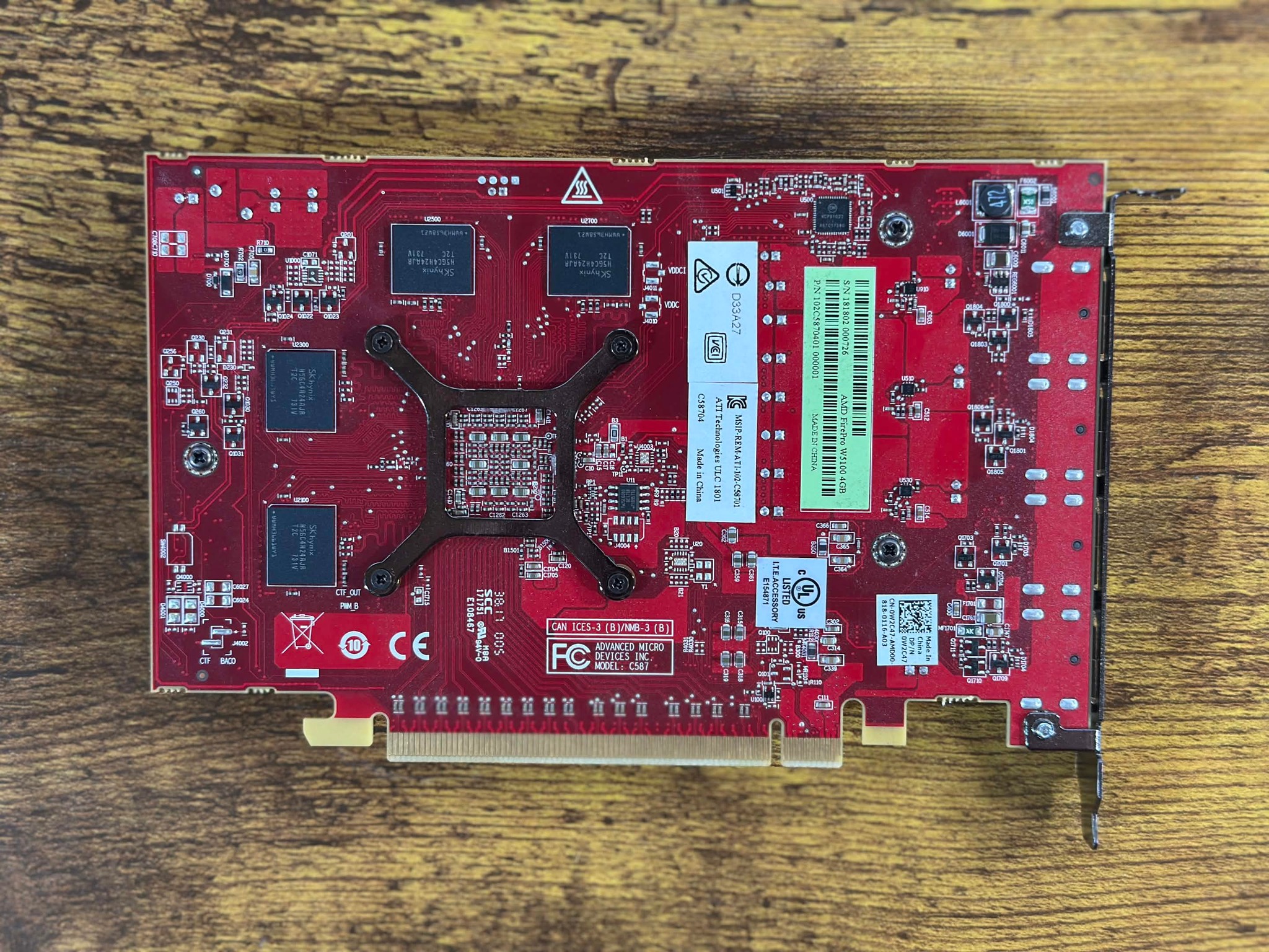 AMD Firepro W5100 4GB GPU Graphics Card