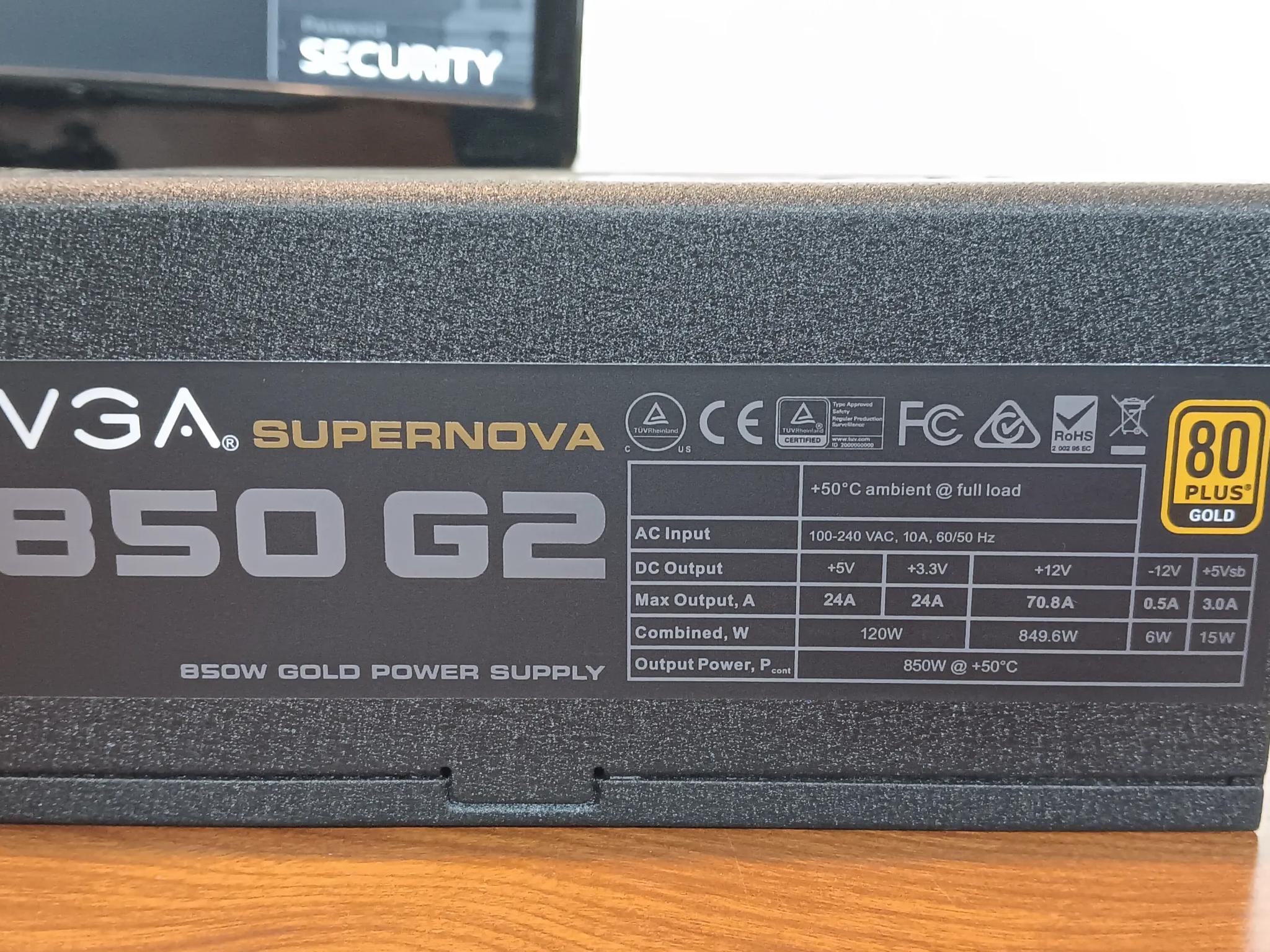 EVGA Supernova G2 850 Watt Modular PSU Like New!