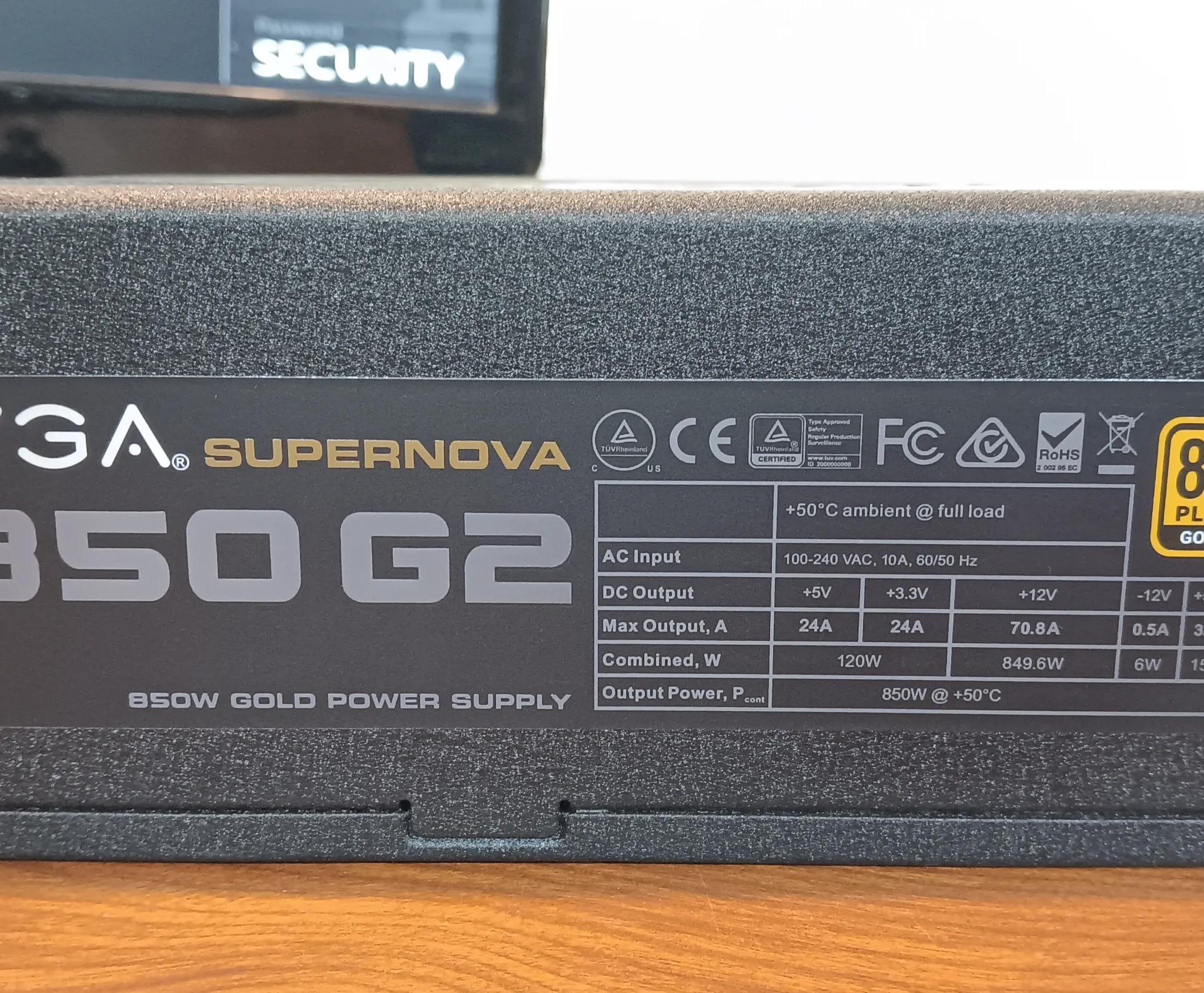 EVGA Supernova G2 850 Watt Modular PSU Like New!