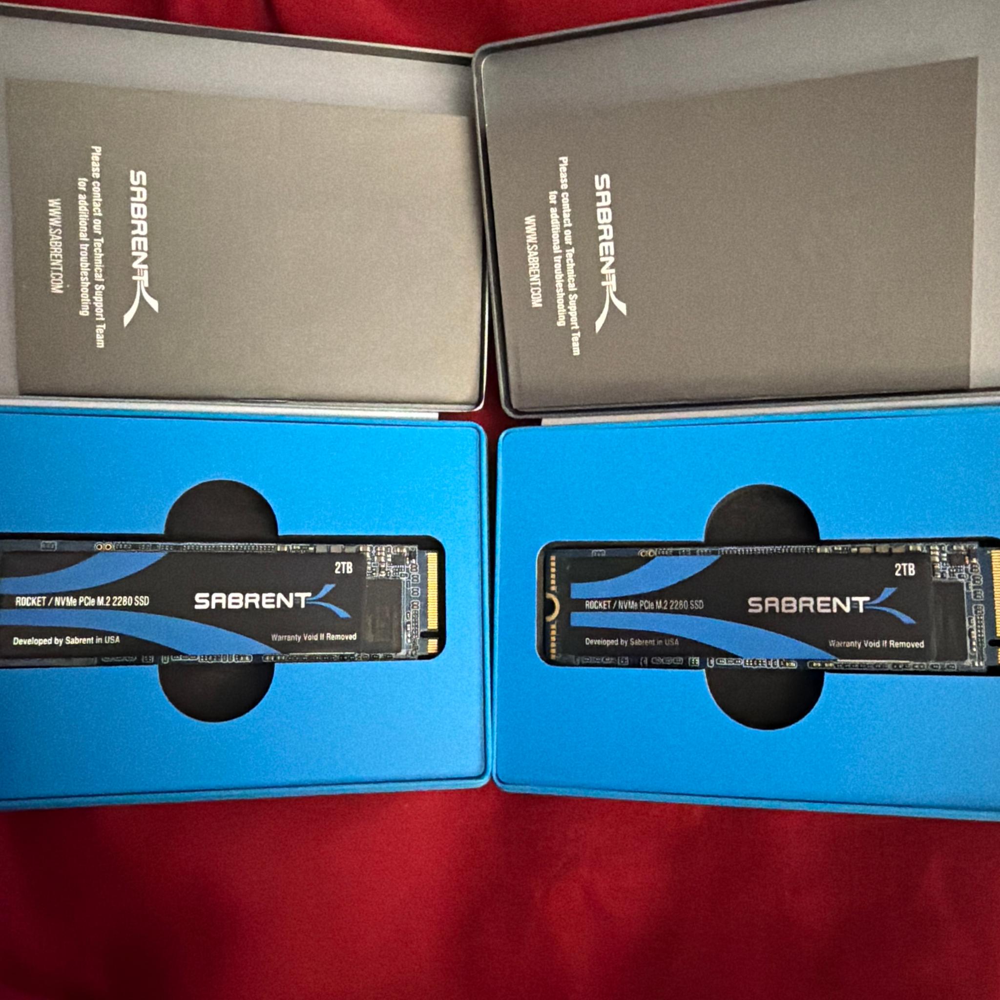 2TB Sabrent Rocket NVMe M.2 2280 SSD Refurbished