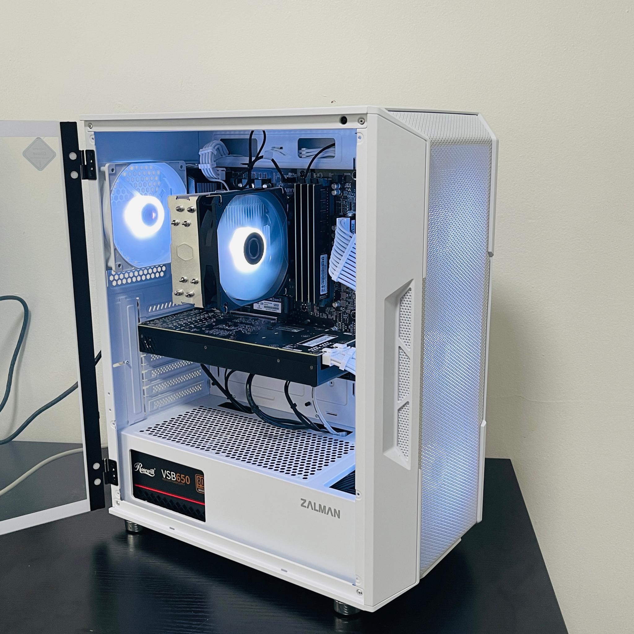 RTX 3070 8GB | Ryzen 5 5500 | 32GB DDR4 | 500GB NVME M2 SSD | Win11 Pro | WIFI + BT Custom Gaming PC