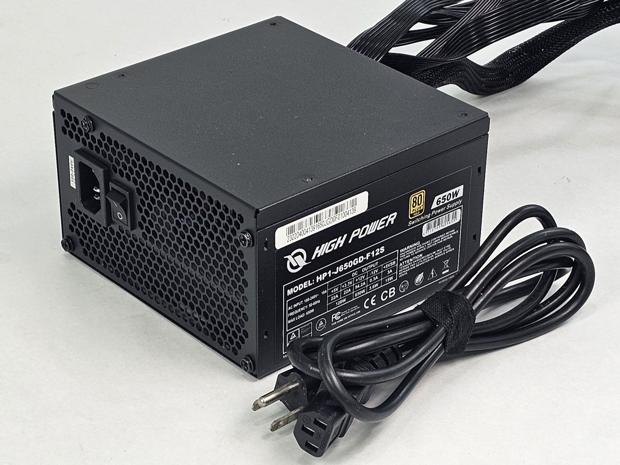 650 Watt PSU High Power HP1-J650GD-F12S Power Supply