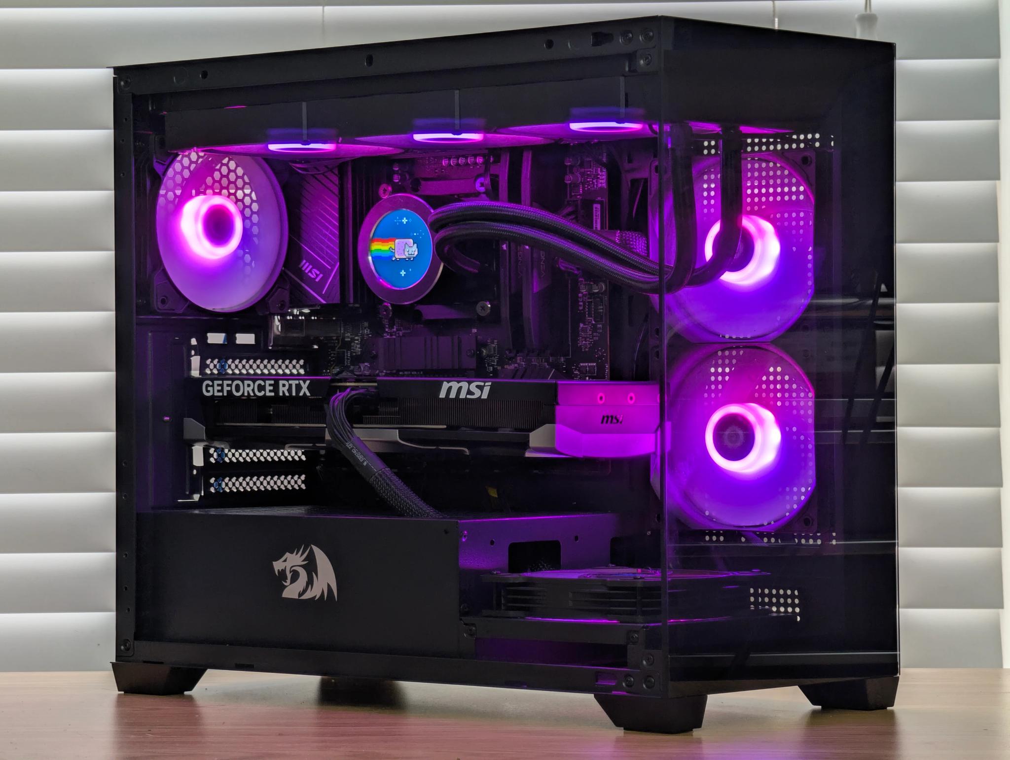 🌈🖤Ryzen 9 7900x | RTX 5070Ti | 32GB DDR5 | 2TB SSD | Gaming PC🖤🌈
