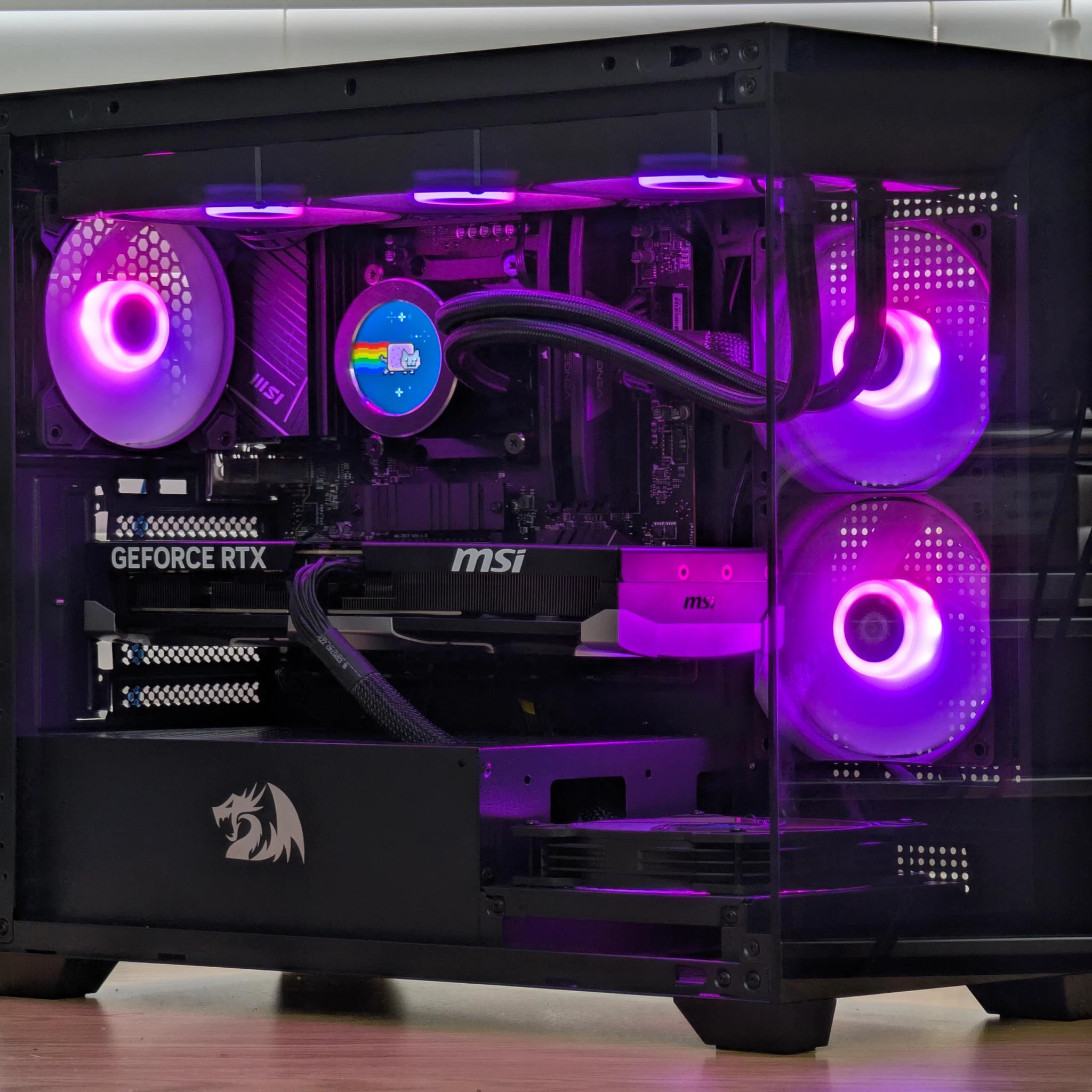 🌈🖤Ryzen 9 7900x | RTX 5070Ti | 32GB DDR5 | 2TB SSD | Gaming PC🖤🌈