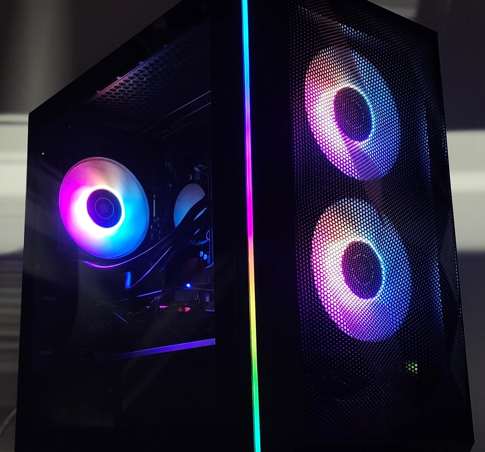 Gaming PC i5-6500 16GB RAM 128GB SSD + 1TB HDD RX 580 8GB Windows 11 Computer