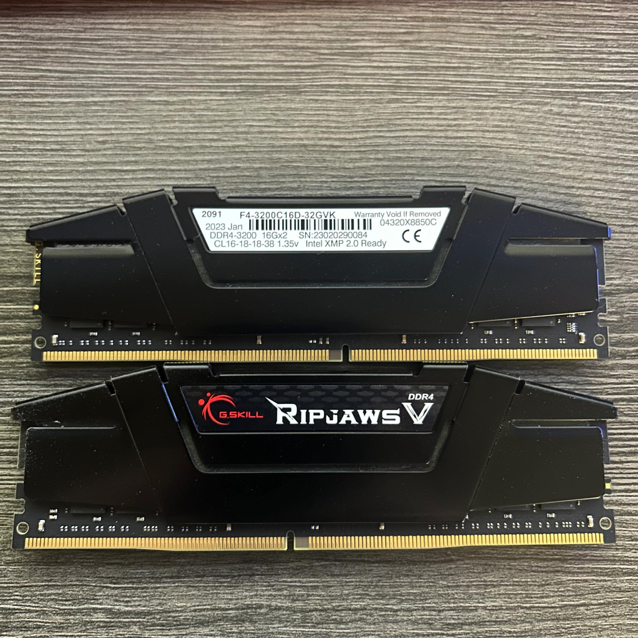 G.Skill Ripjaws V DDR4 32GB (16GBx2)