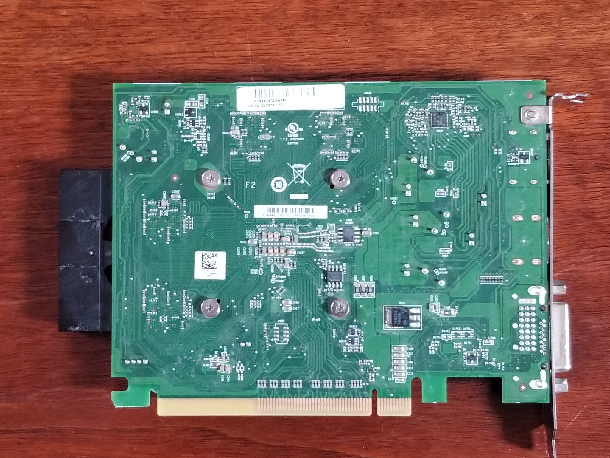 HP OEM Radeon RX 550 PN: 940272-001 4GB VRAM (no external power required)