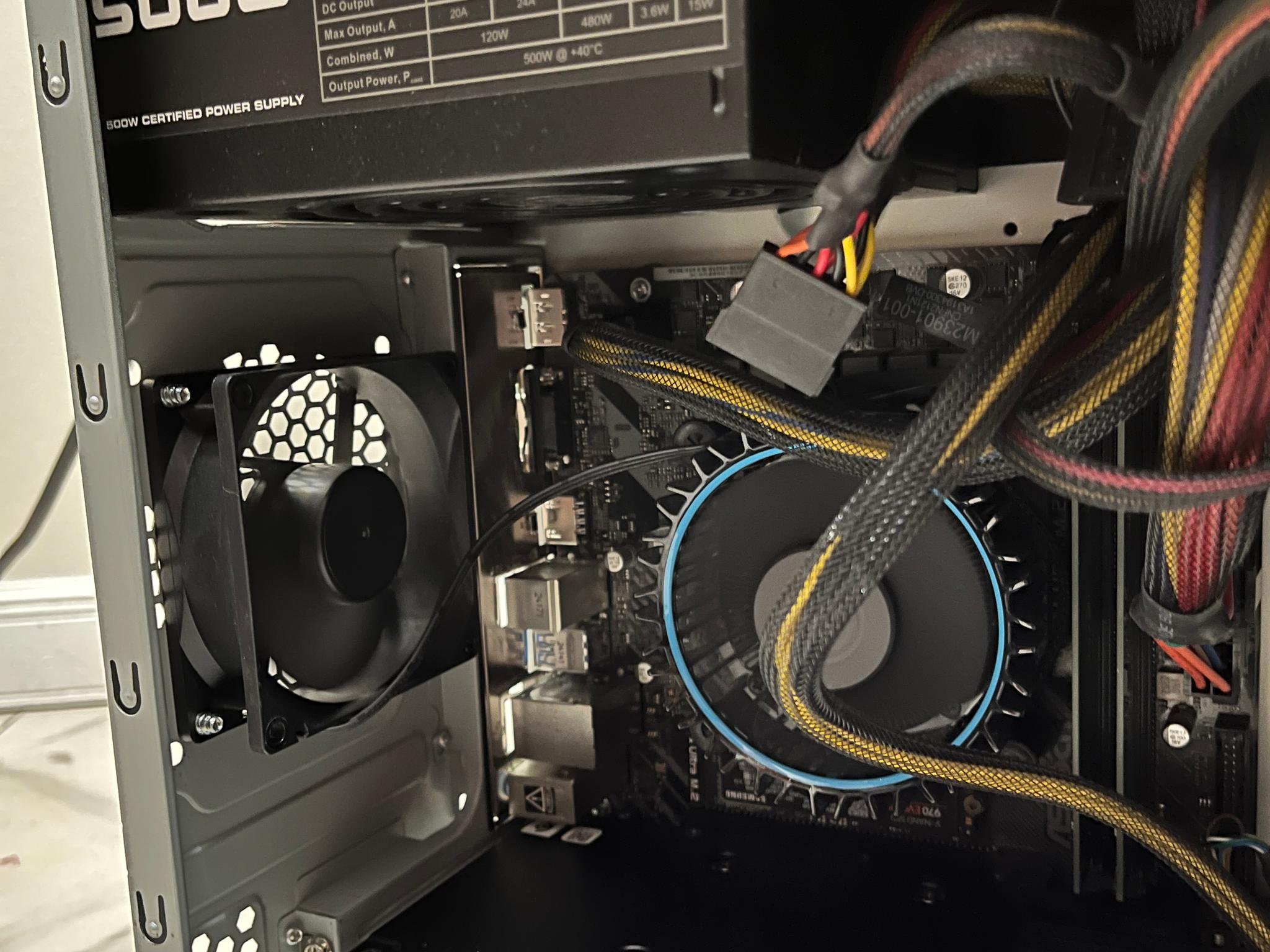 NVIDIA RTX 3060 Ti, Intel i3-12100, 16GB RAM, 512GB SSD - High FPS Sleeper Gaming PC w/ Wi-Fi & BT