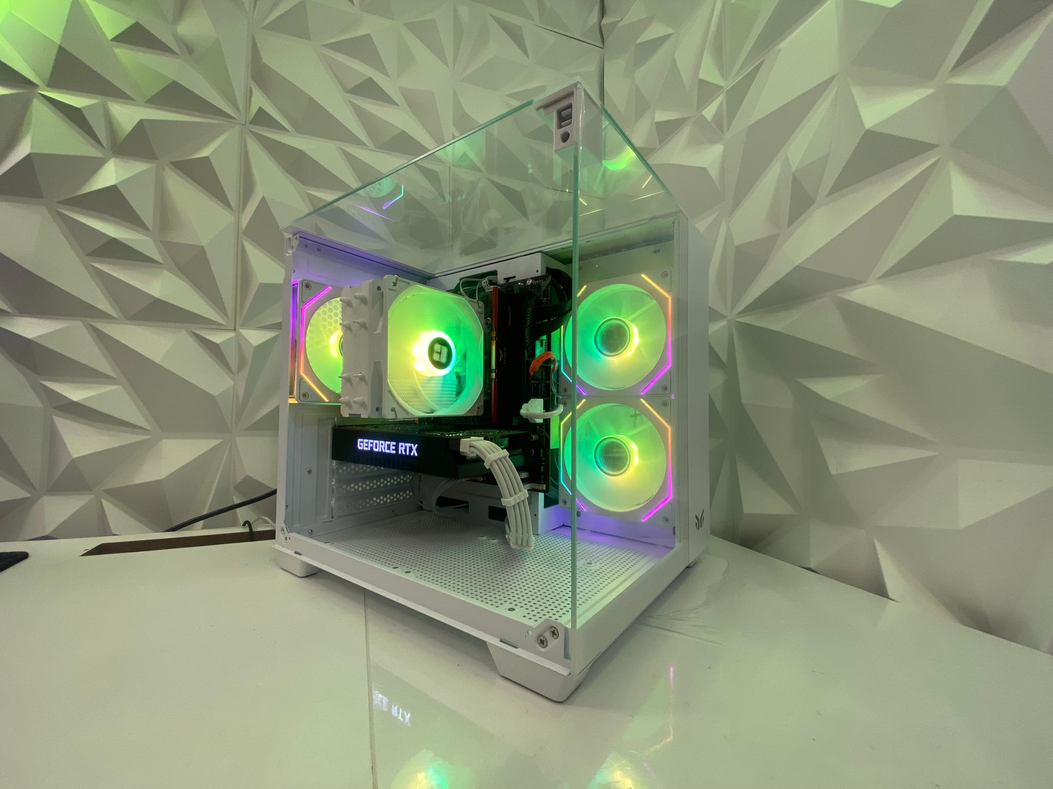 🎅🎅 White Elite Build – intel i5 8500 + RTX 2060 6GB | 1080P/1440P High FPS Ready