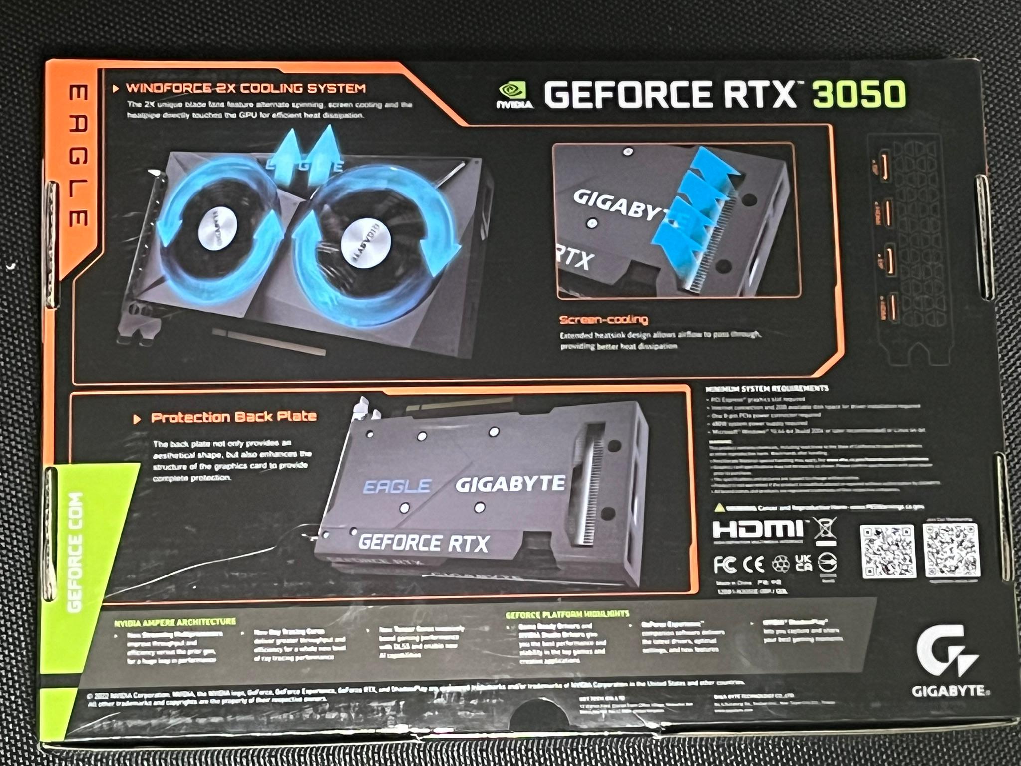 Gigabyte EAGLE OC GeForce RTX 3050 8GB