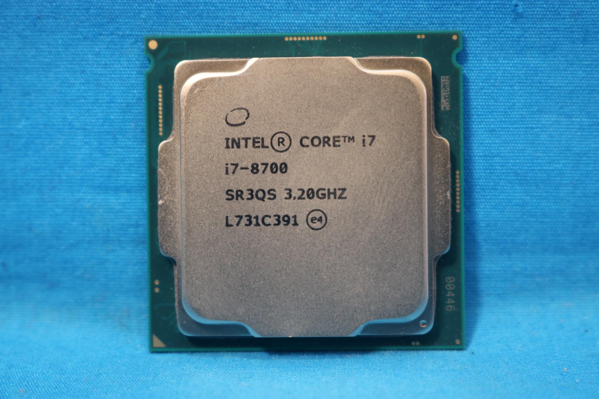 Intel Core i7-8700 3.20GHz LGA1151/Socket H4 6-Core 12-Thread 12MB Desktop CPU SR3QS