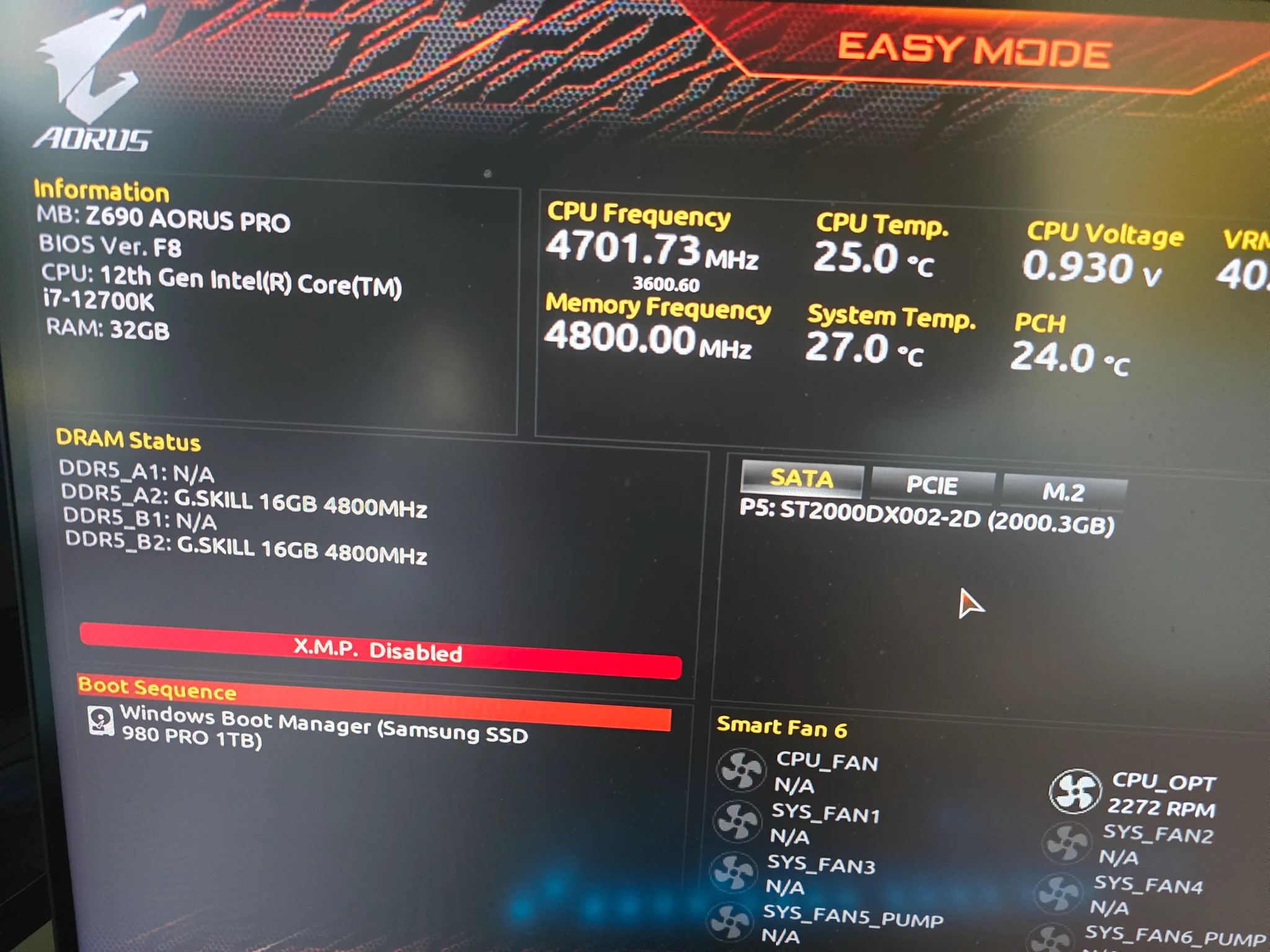 Intel Core i7 12700K