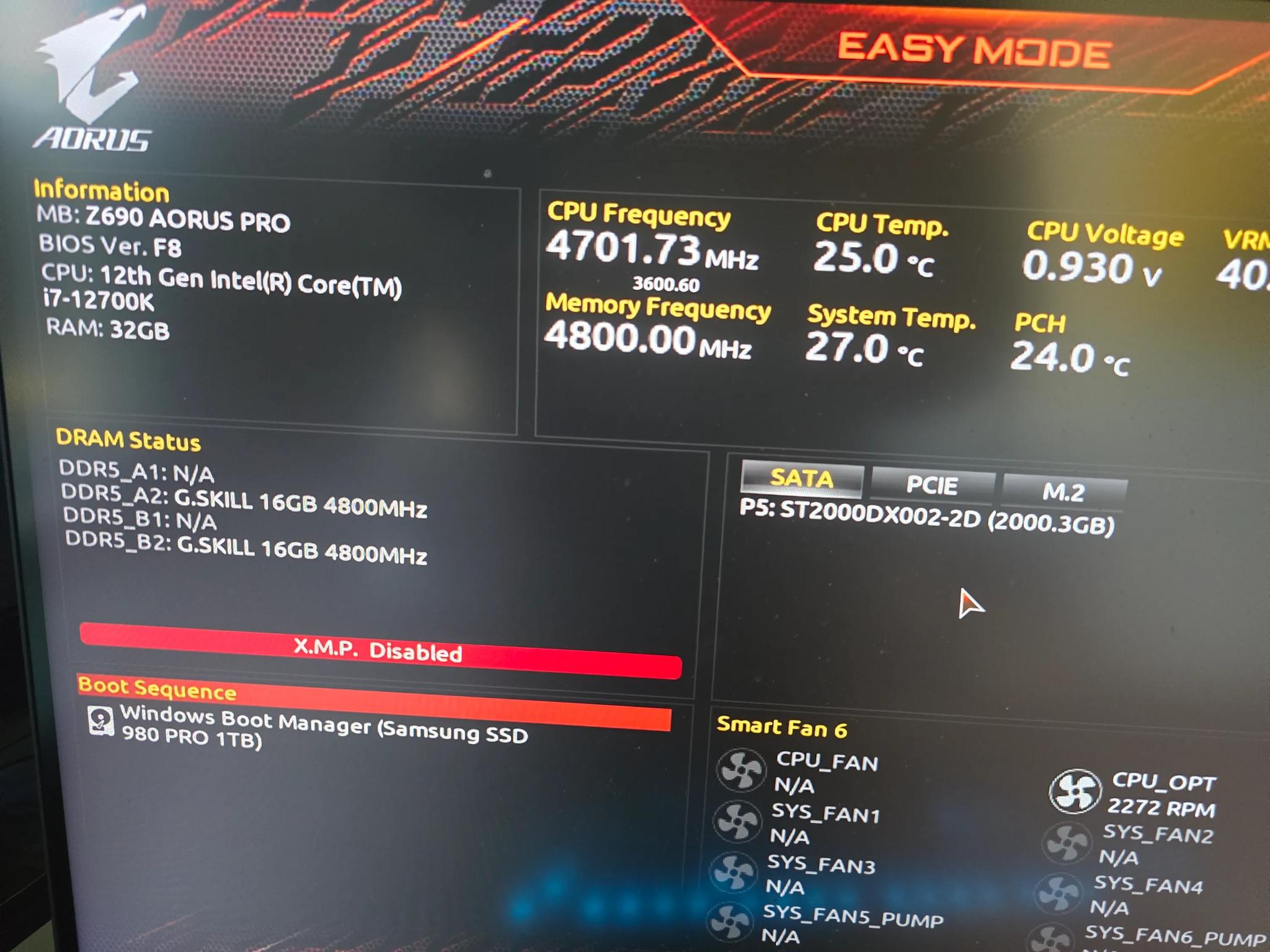 Intel Core i7 12700K