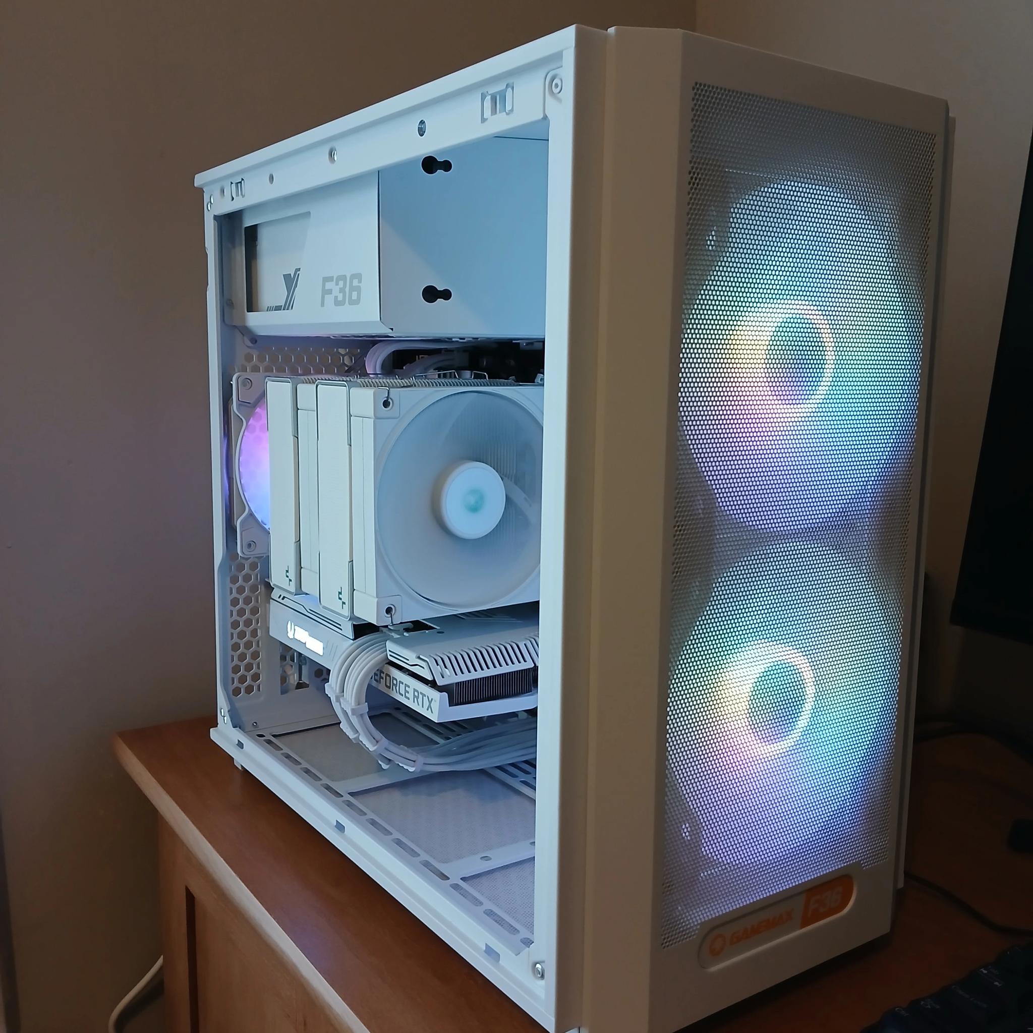 All-White AM5 | RTX 3060 Ti | Ryzen 5 7400F | 32GB RAM