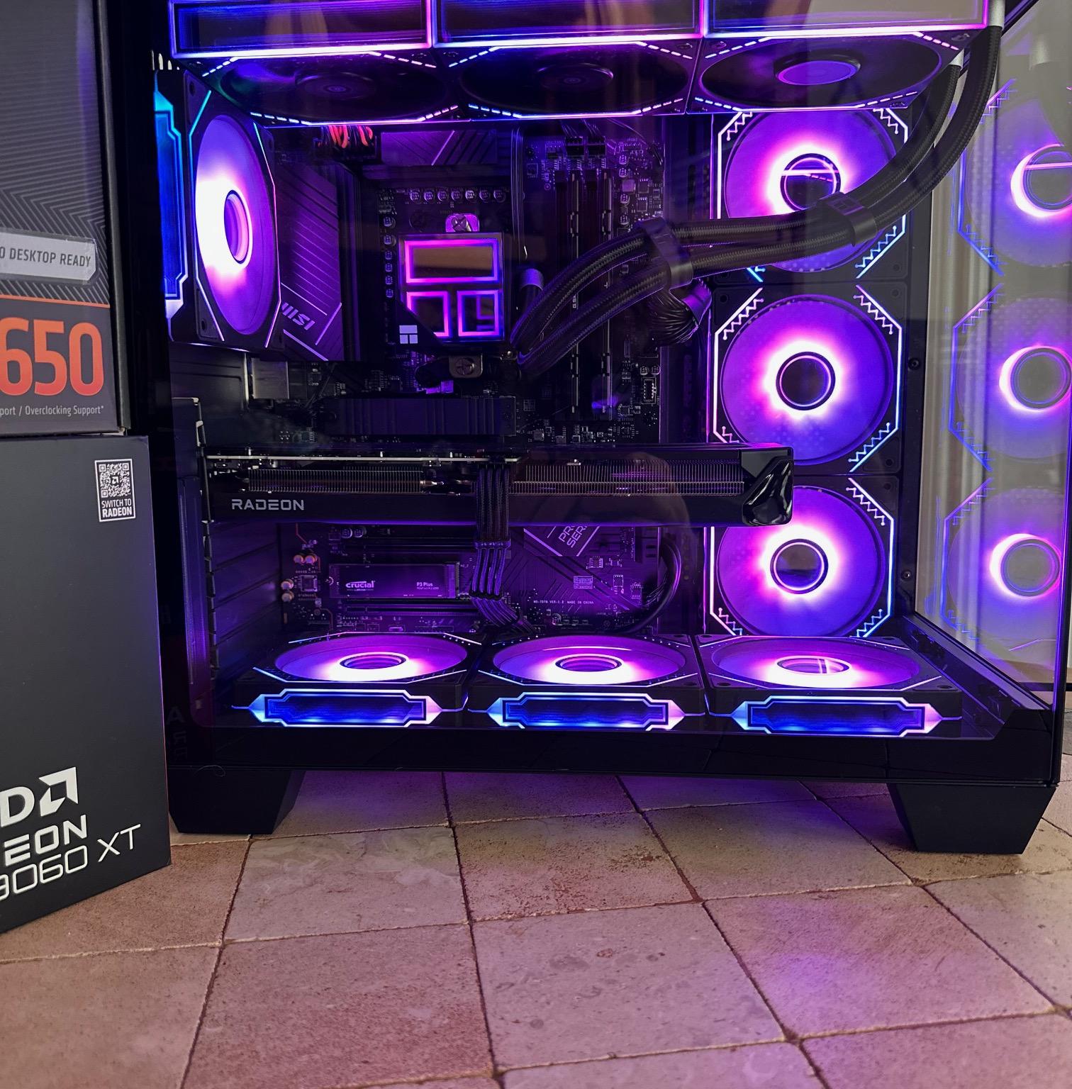 Ryzen 5 7600X / RX 9060XT 16GB, 500GB & 1TB M.2 SSD, Mid-Tower Gaming PC
