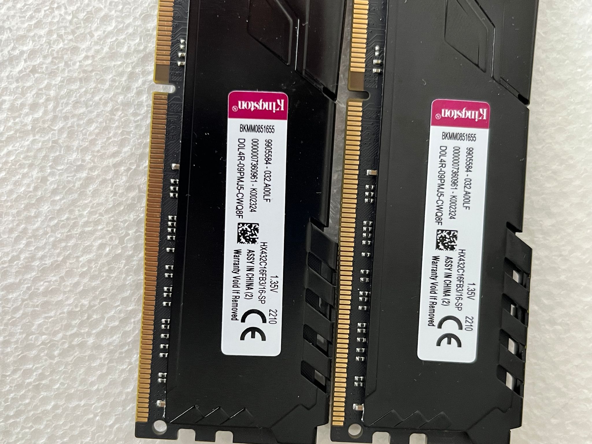 Hyper X Fury 2x16 32GB 3200mhz