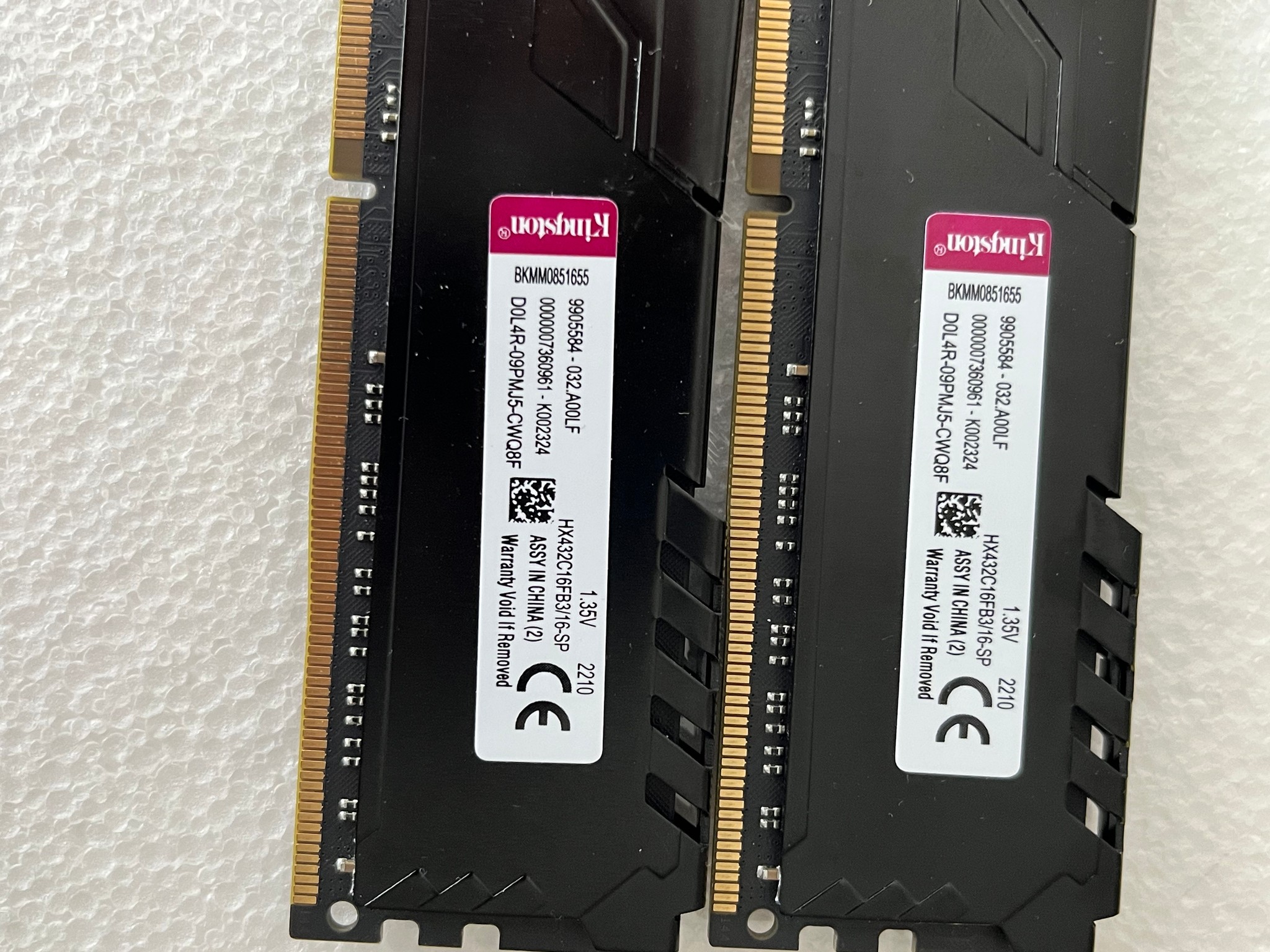 Hyper X Fury 2x16 32GB 3200mhz