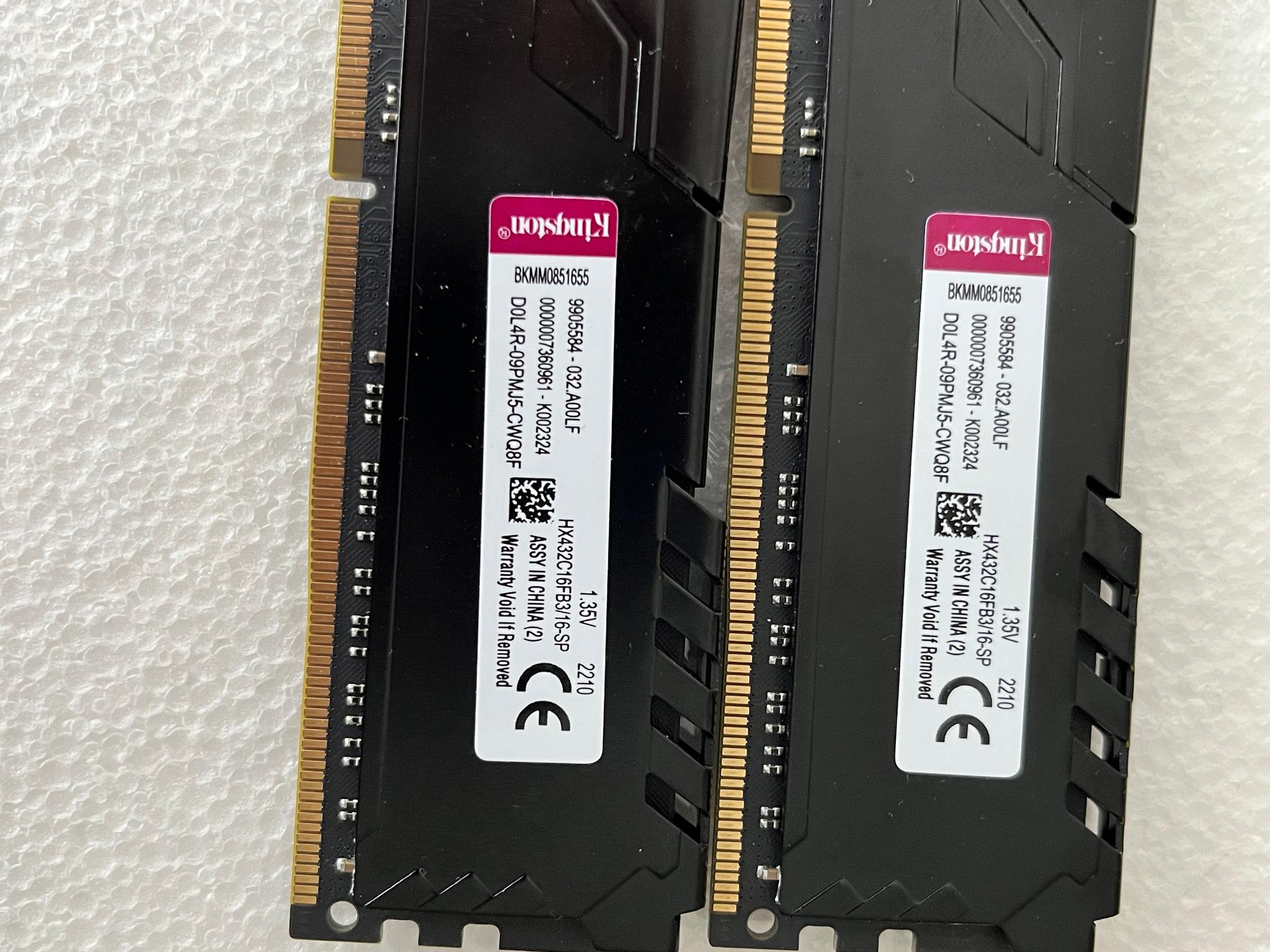 Hyper X Fury 2x16 32GB 3200mhz