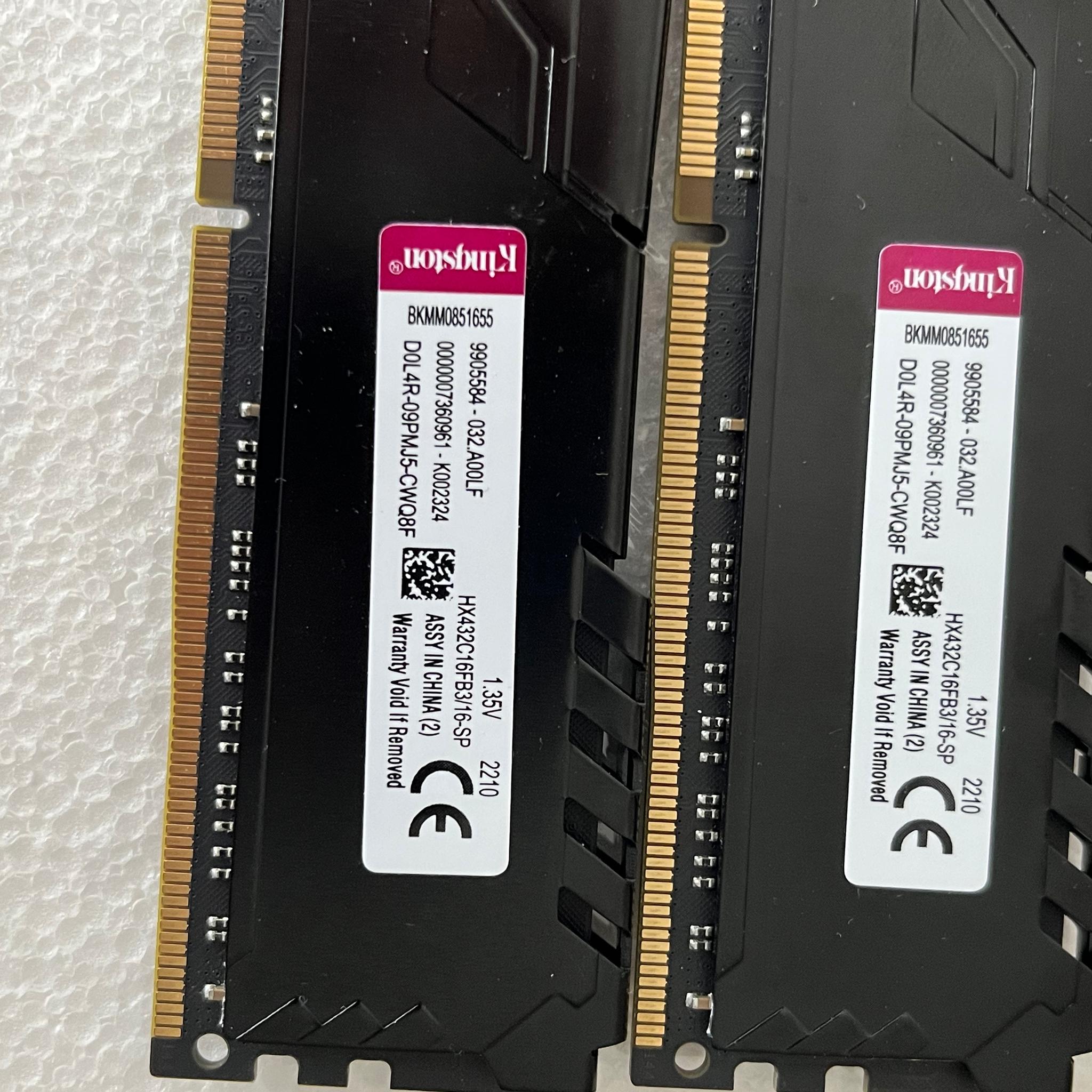 Hyper X Fury 2x16 32GB 3200mhz