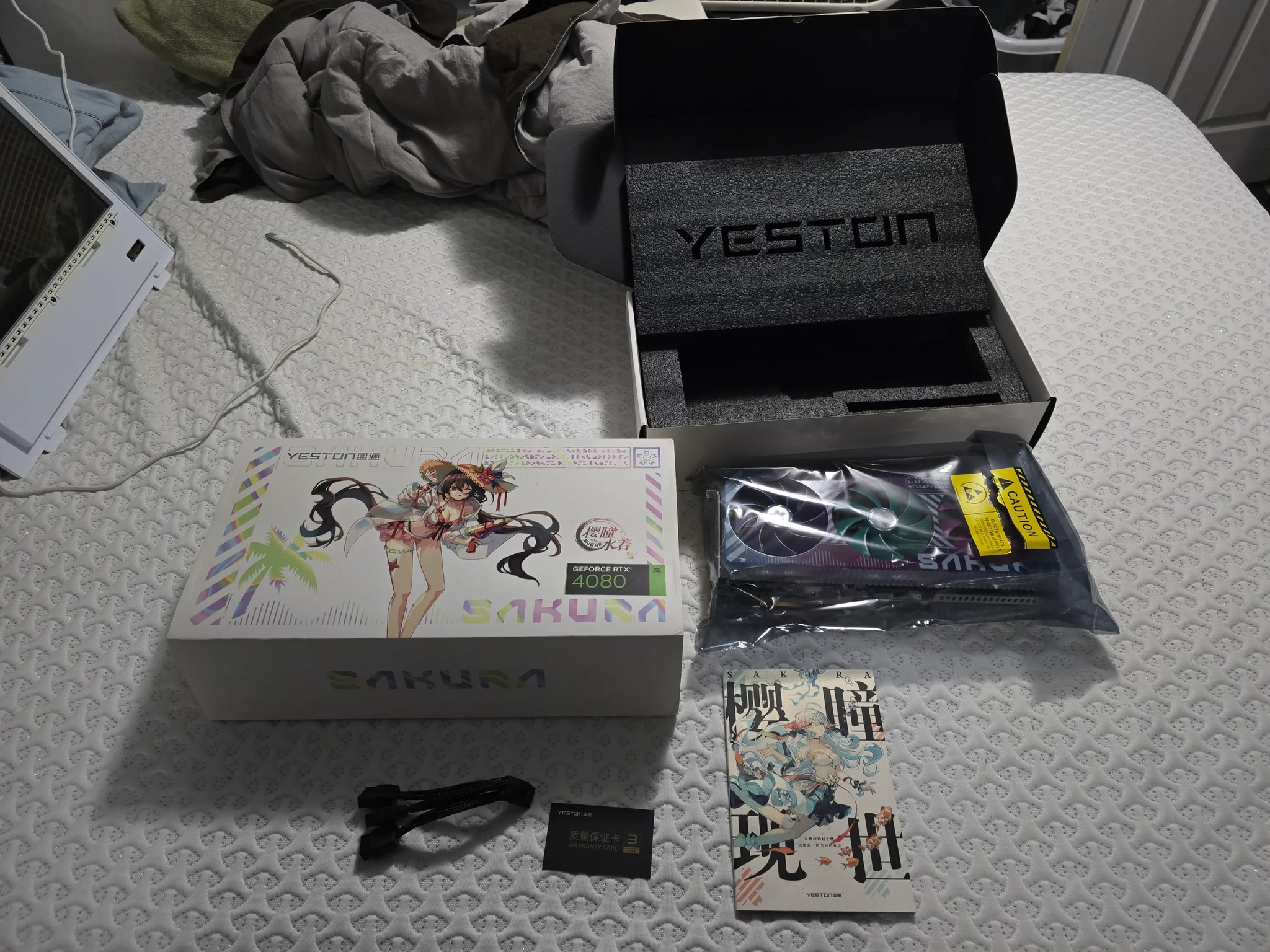 RTX 4080 YESTON Sakura GPU fully working like new