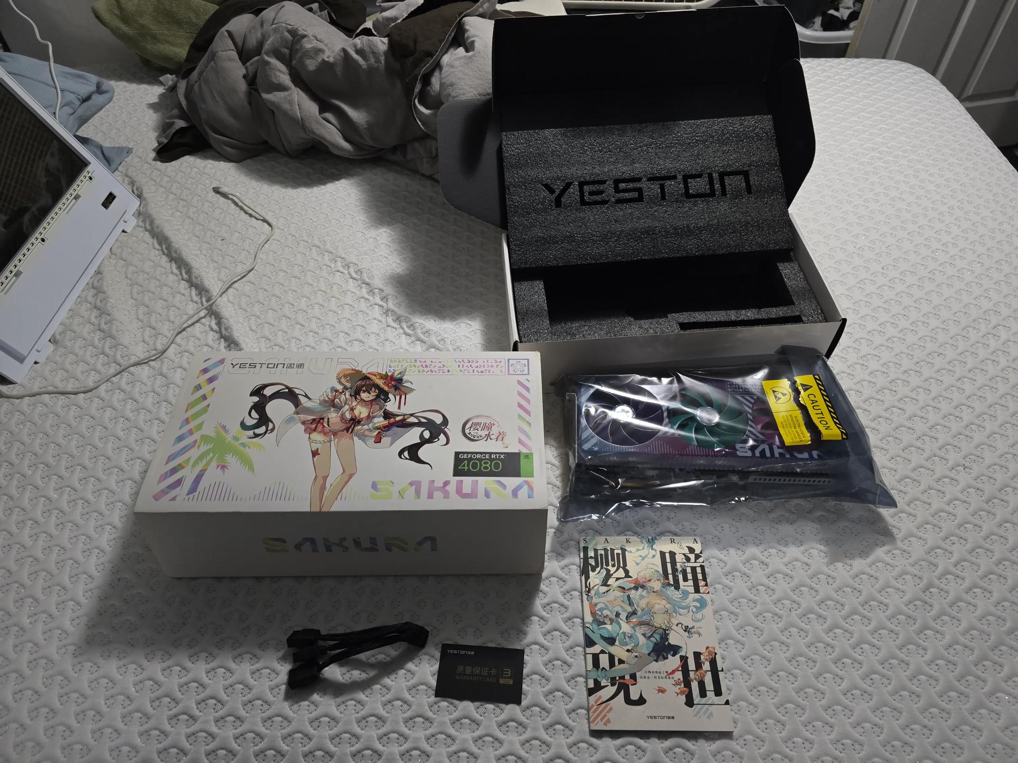 RTX 4080 YESTON Sakura GPU fully working like new
