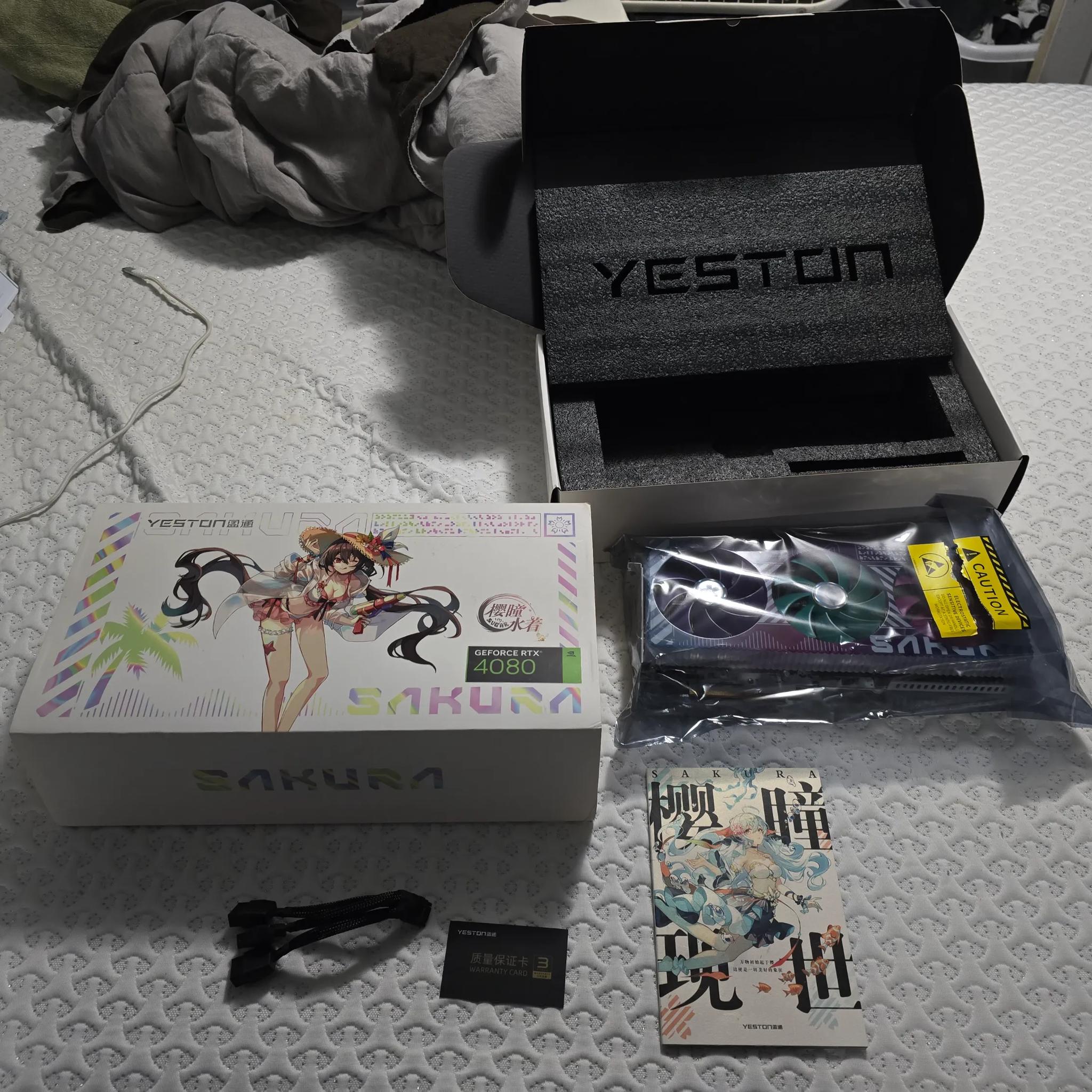 RTX 4080 YESTON Sakura GPU fully working like new