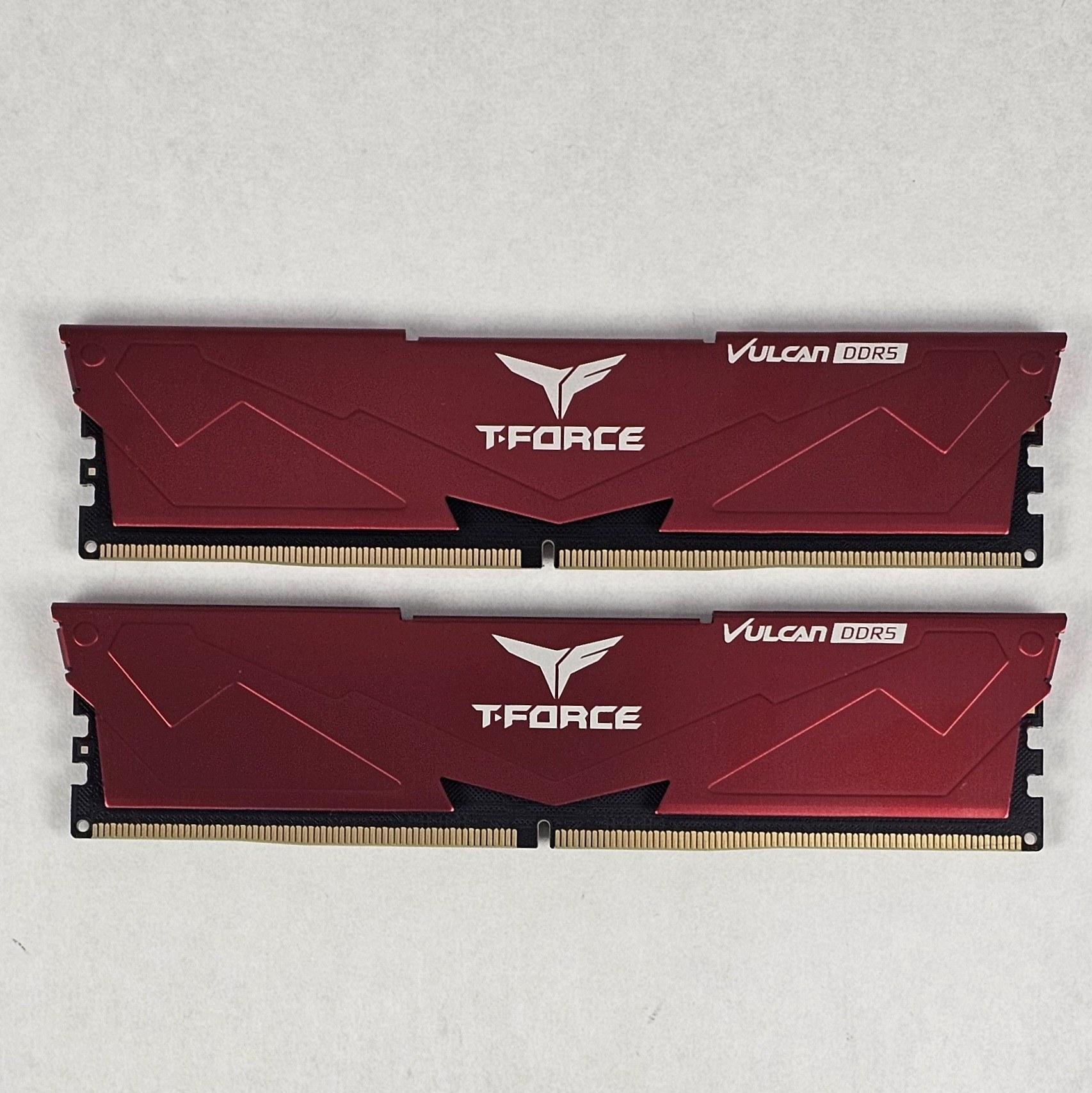 32GB DDR5 (2x16GB) CL38 6000MT/s TEAMGROUP T-Force Vulcan