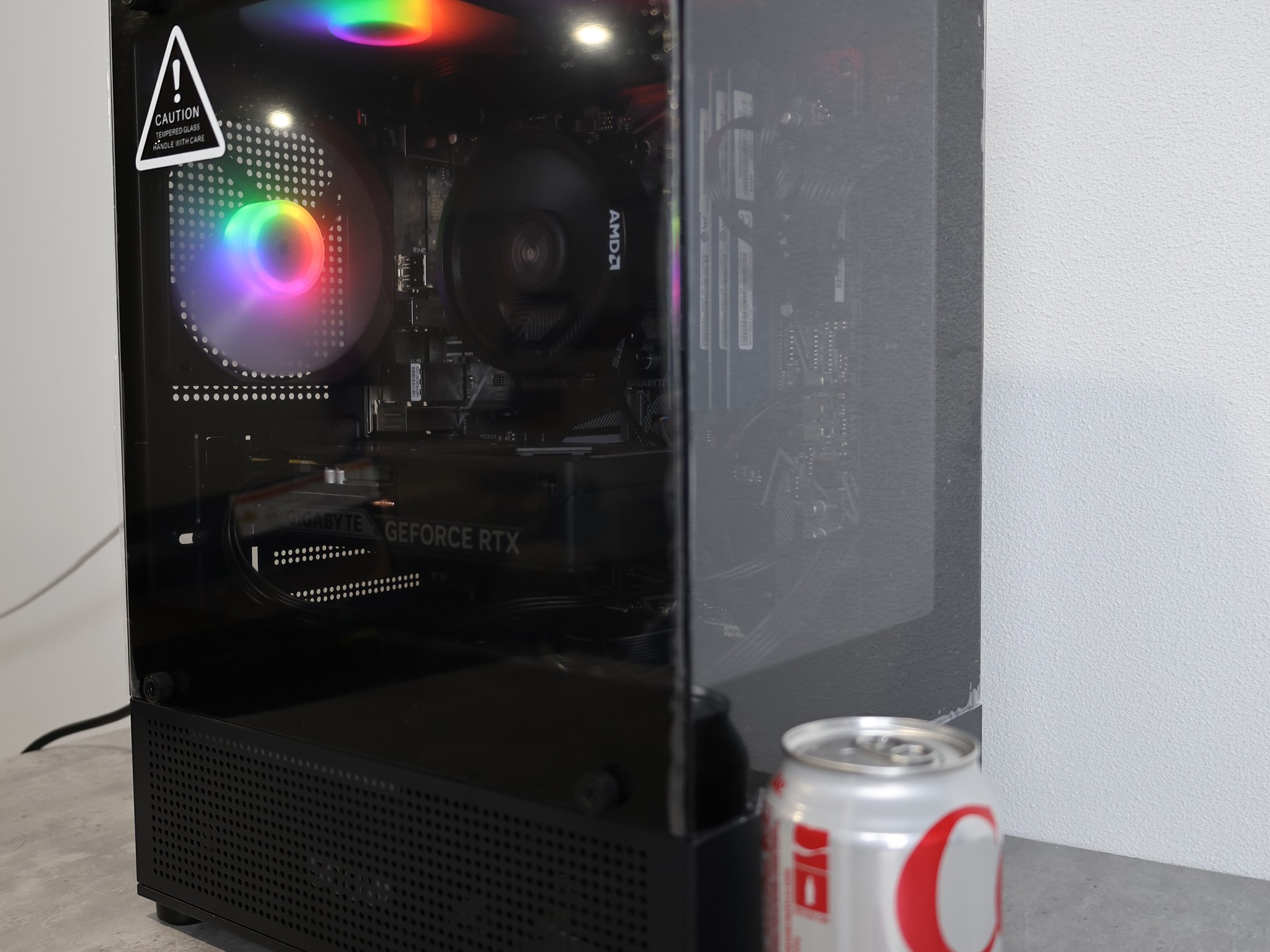 1080p / 1440p Gaming PC – Compact Black Build, Solid Performance
