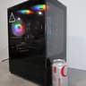 1080p / 1440p Gaming PC – Compact Black Build, Solid Performance