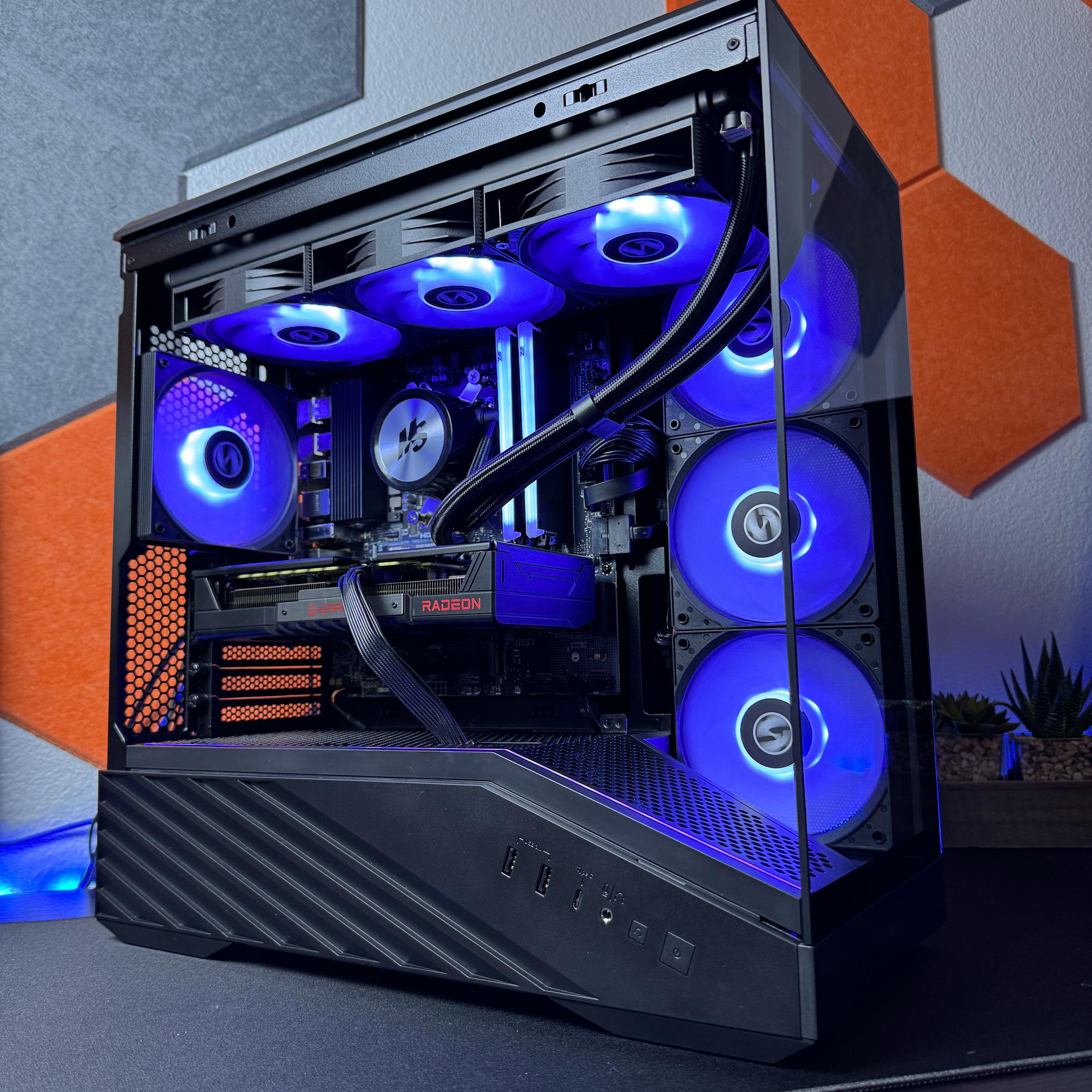 Custom Ryzen 5 7500X3D / RX 9060 XT 16g  Gaming PC Build