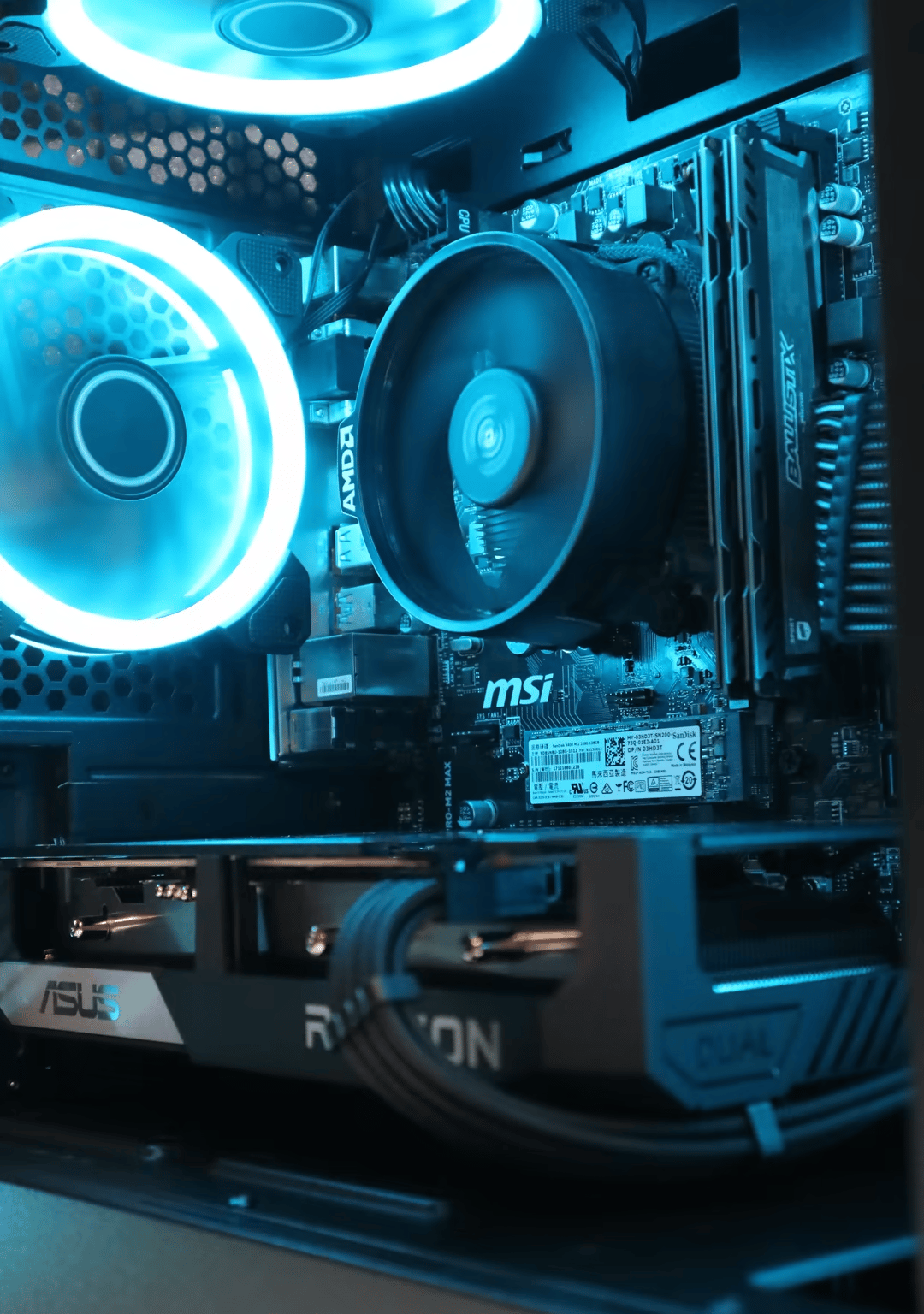 Prithee | Ryzen 7 1700/RX 6600 Gaming PC FREE SHIPPING