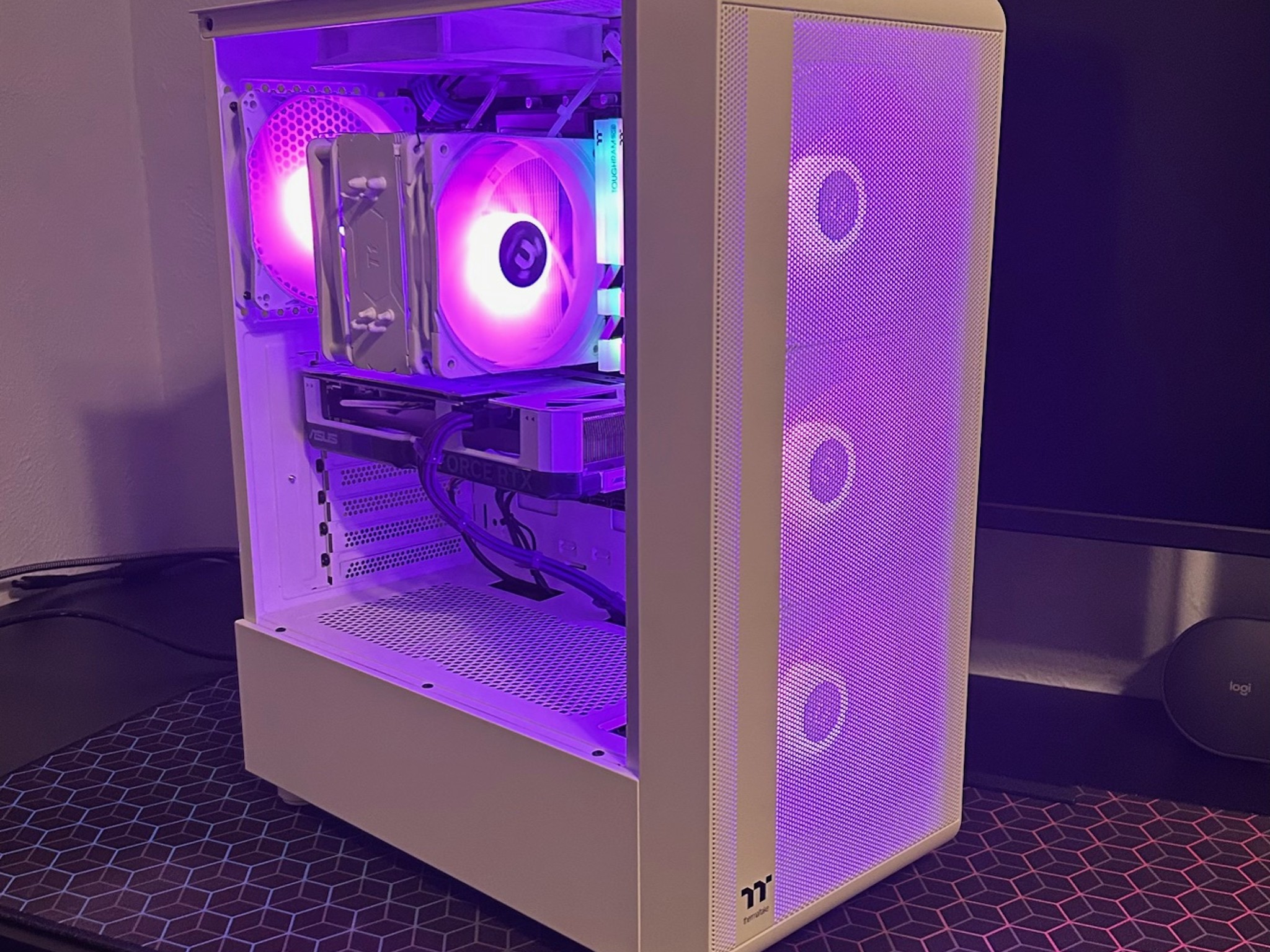 🤍👽💜 WHITE GALAXY | 13400F | 4060TI 8GB | 16GB 3600MHZ | 1TB NVME GEN4 🤍👽💜