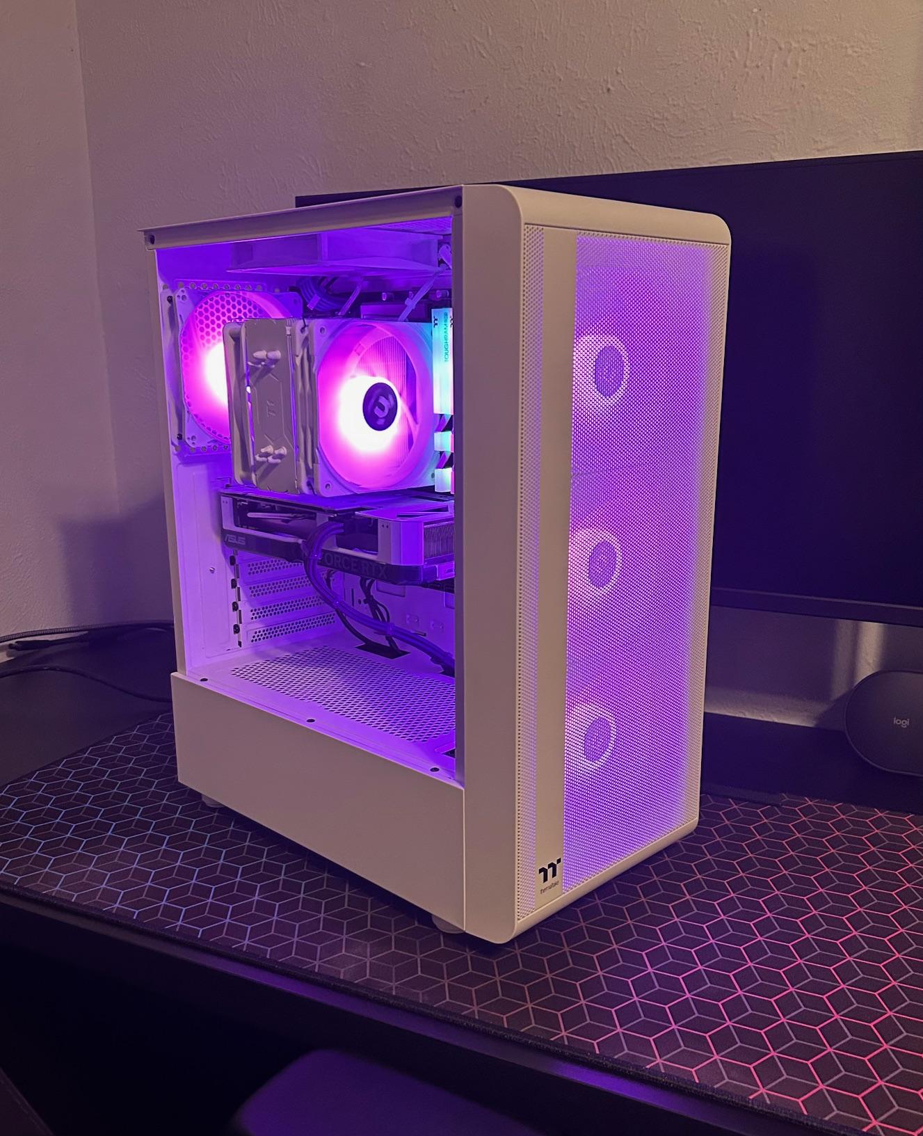 🤍👽💜 WHITE GALAXY | 13400F | 4060TI 8GB | 16GB 3600MHZ | 1TB NVME GEN4 🤍👽💜