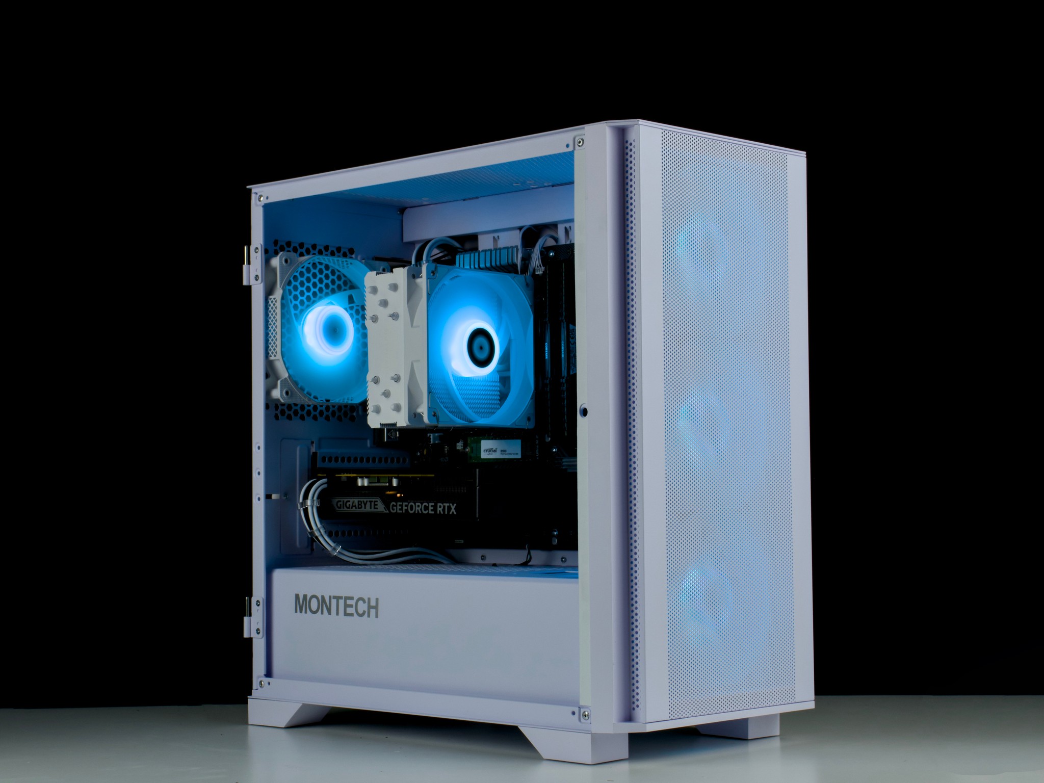🧊❄️🧊 White Gaming PC – RTX 5060 , Ryzen 5 5500, 16GB RAM, 1TB SSD - WiFi, BlueTooth 🧊❄️🧊