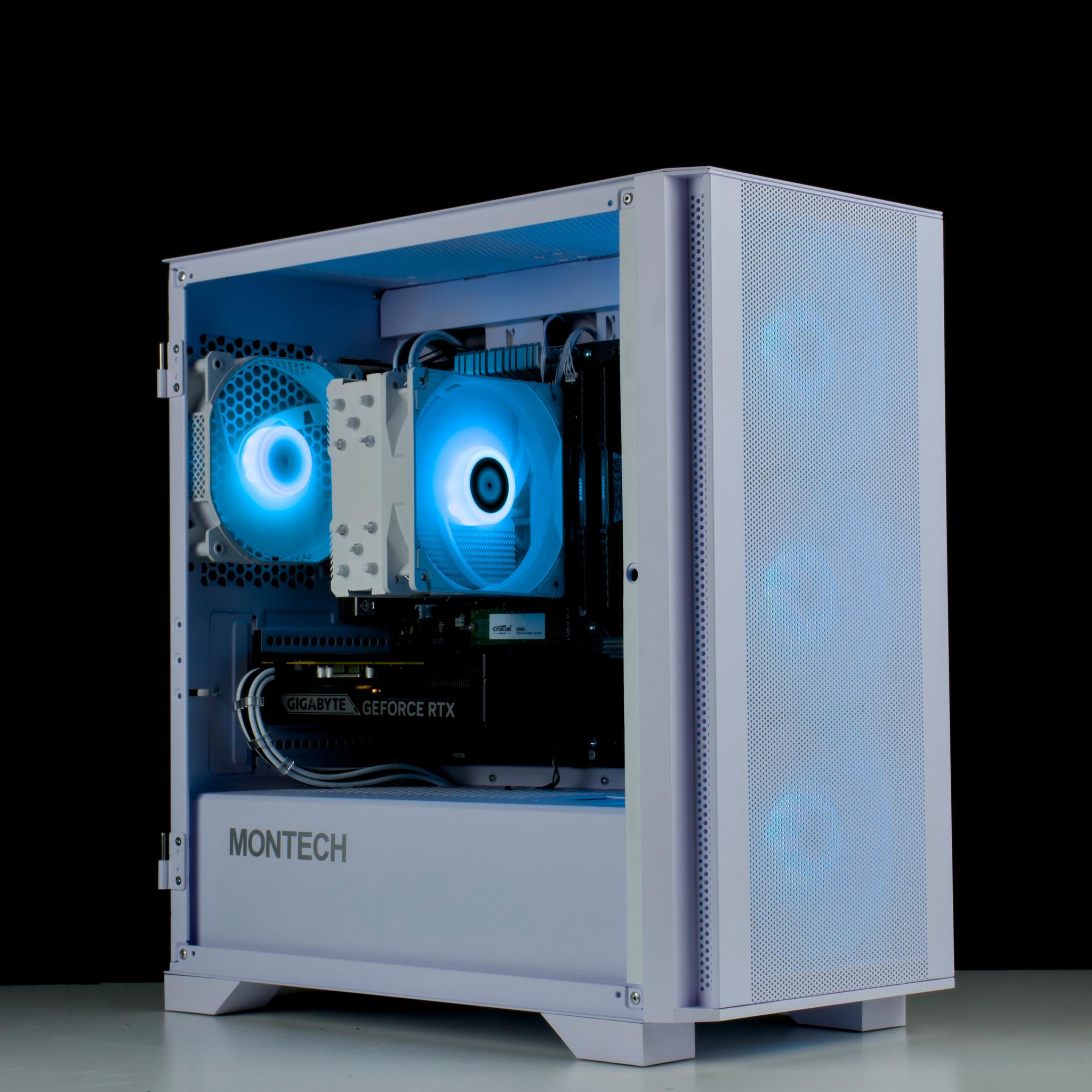 🧊❄️🧊 White Gaming PC – RTX 5060 , Ryzen 5 5500, 16GB RAM, 1TB SSD - WiFi, BlueTooth 🧊❄️🧊