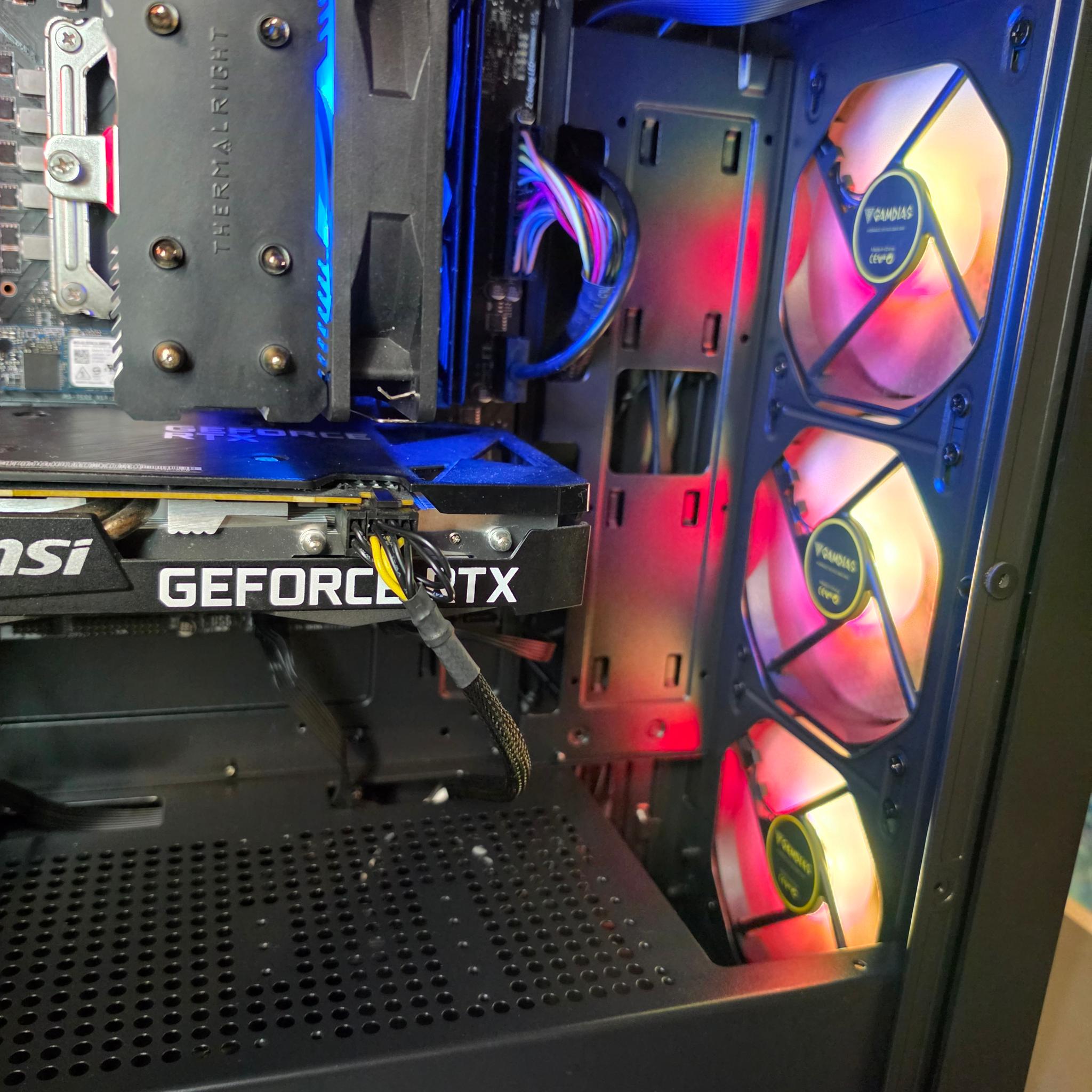 MSI RTX 3060 12GB + Intel i3 12100f PC Build #61