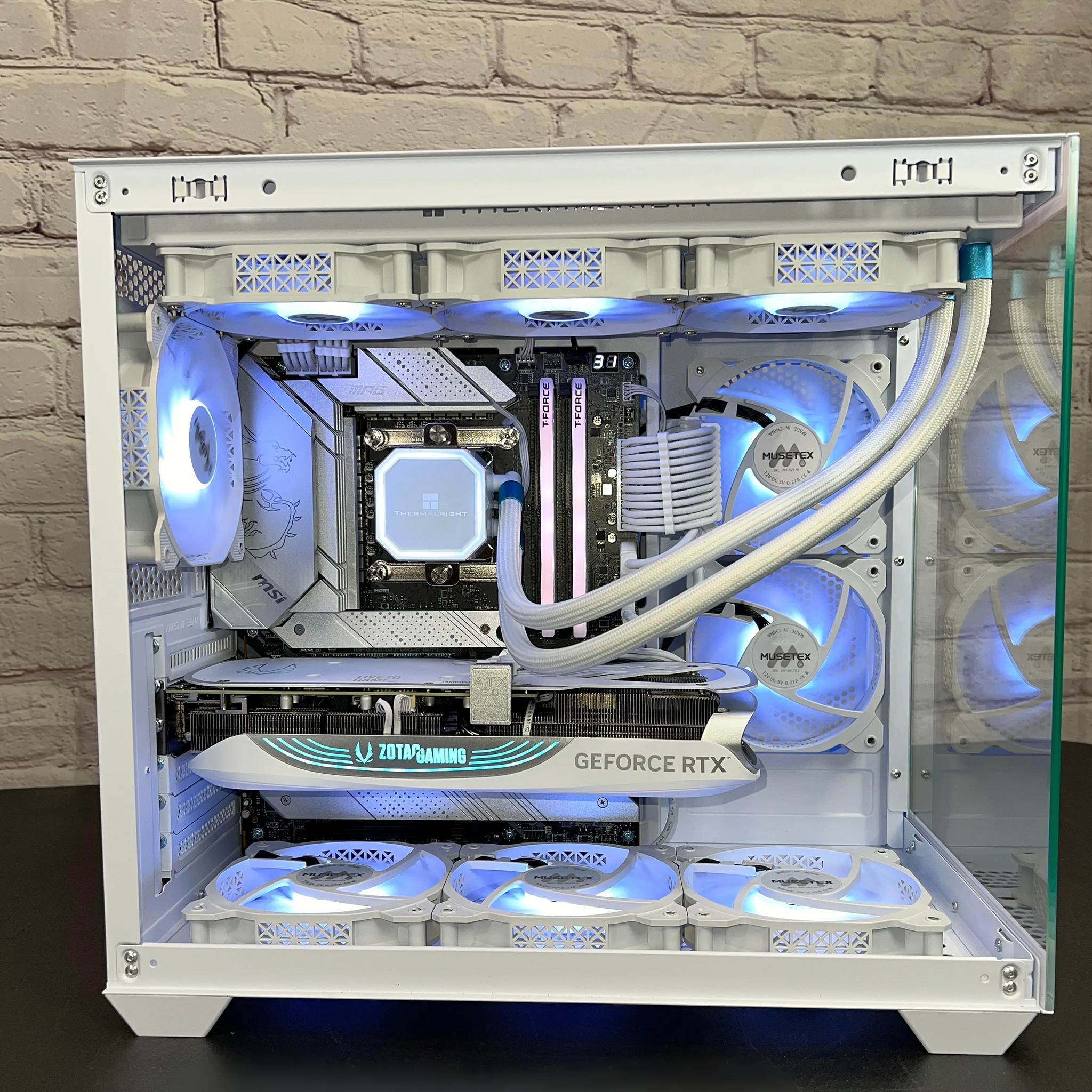 Intel 13600K RTX 4070 TI 32GB DDR5 2.5TB M.2 SSD Wifi 6E Bluetooth Win 11 Pro Gaming/Streaming PC