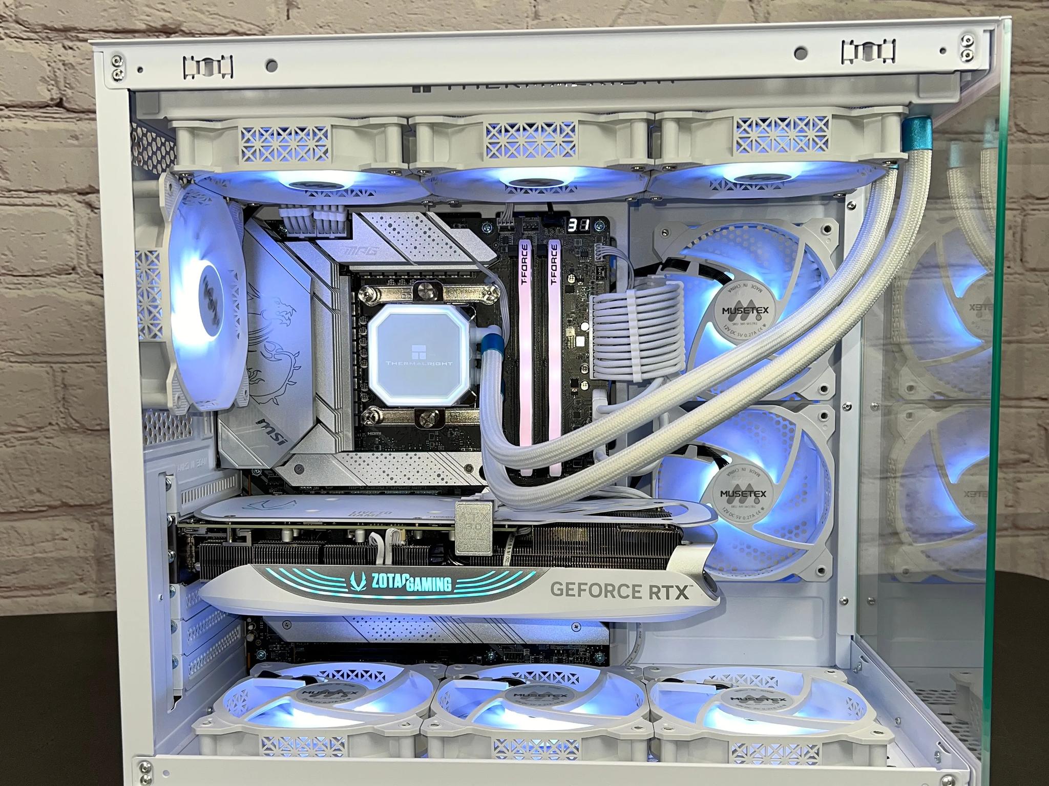 Intel 13600K RTX 4070 TI 32GB DDR5 2.5TB M.2 SSD Wifi 6E Bluetooth Win 11 Pro Gaming/Streaming PC