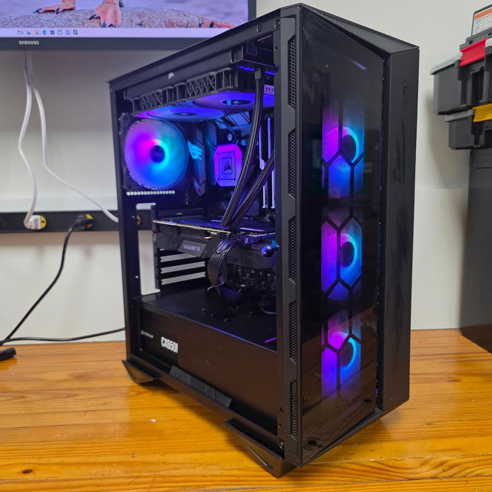 RYX 2080, Ryzen 5700G, 32GB DDR4 Gaming Streaming PC Computer