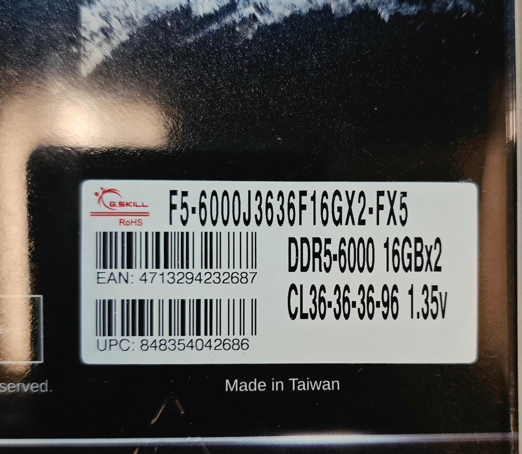 G.Skill Flare X5 Series AMD EXPO DDR5 RAM 32GB (2 x 16GB) 6000MT/s CL36-36-36-96 Low Profile - Image 4