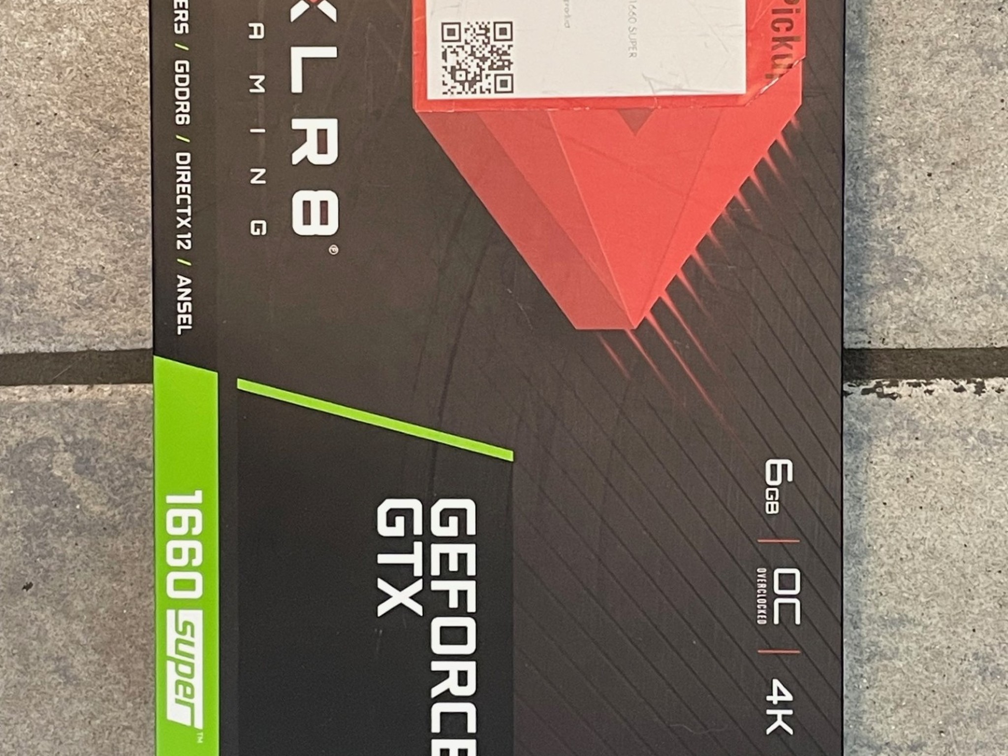 PNY GeForce GTX 1660 SUPER 6GB XLR8 Gaming Overclocked Edition, Used.