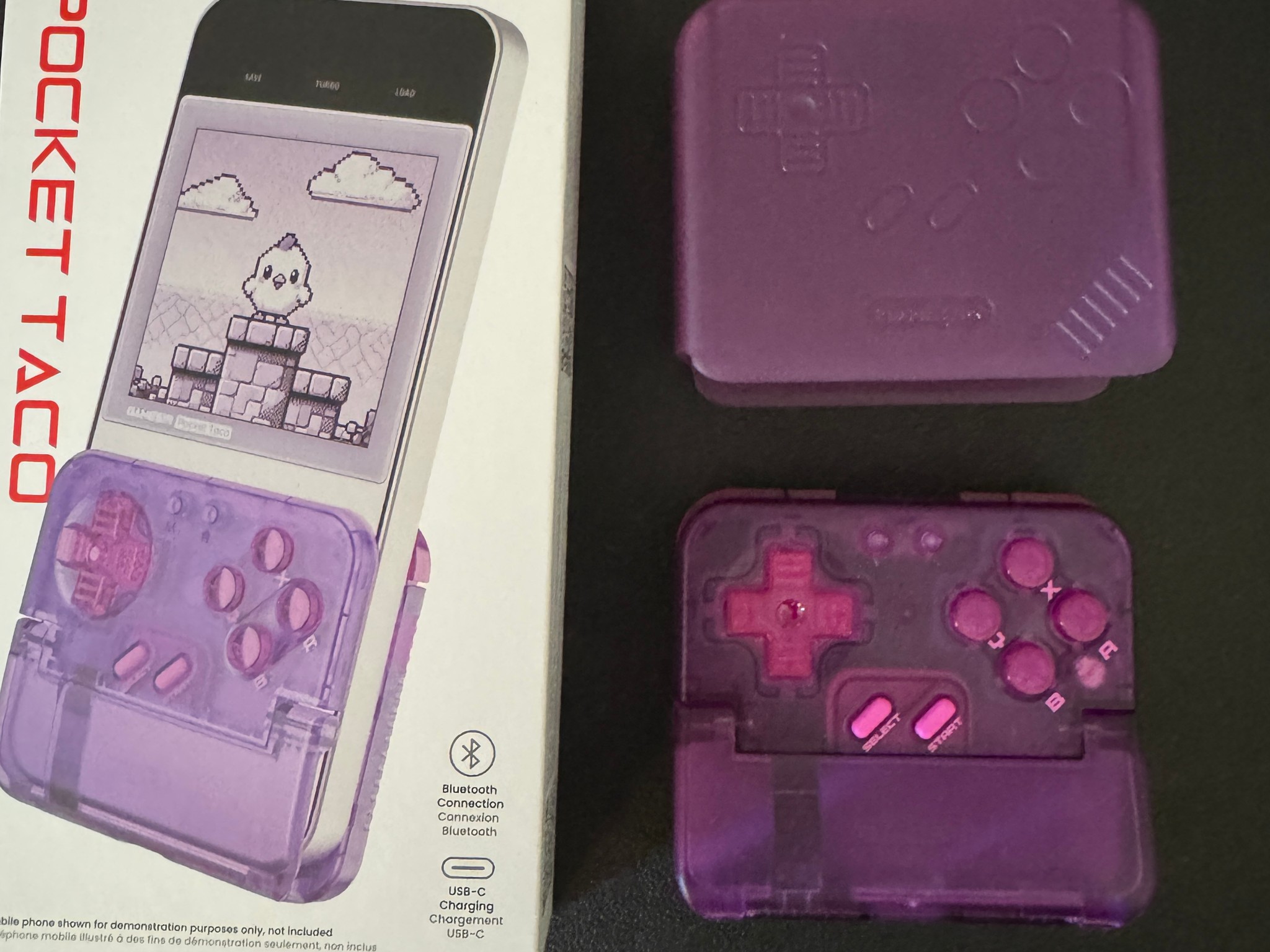 GameSir  Pocket Taco Bluetooth controller purple
