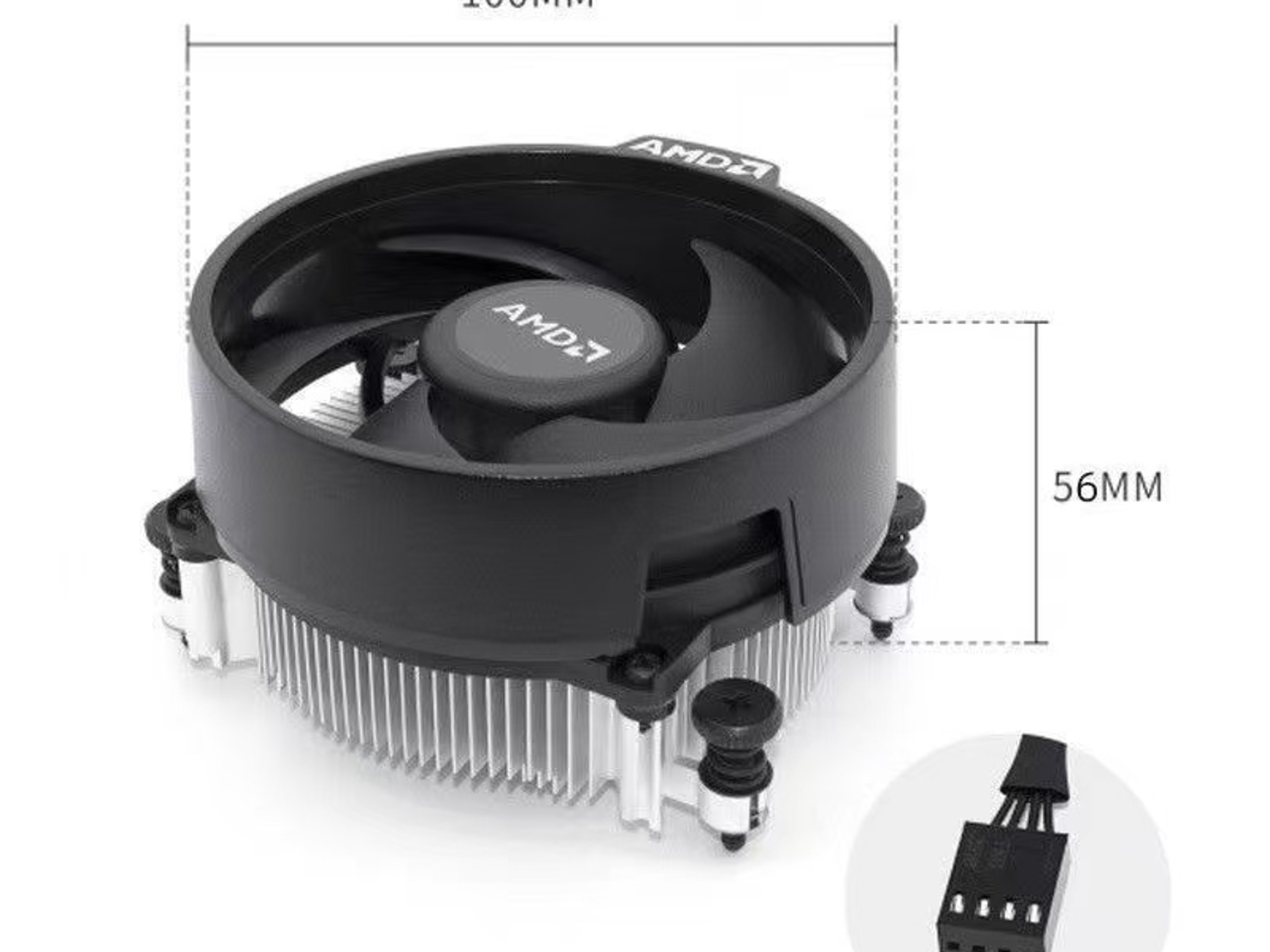 🔥SALE🔥 AMD wraith stealth Ryzen Heatsink/Fan AM4 CPU cooler 712-000046