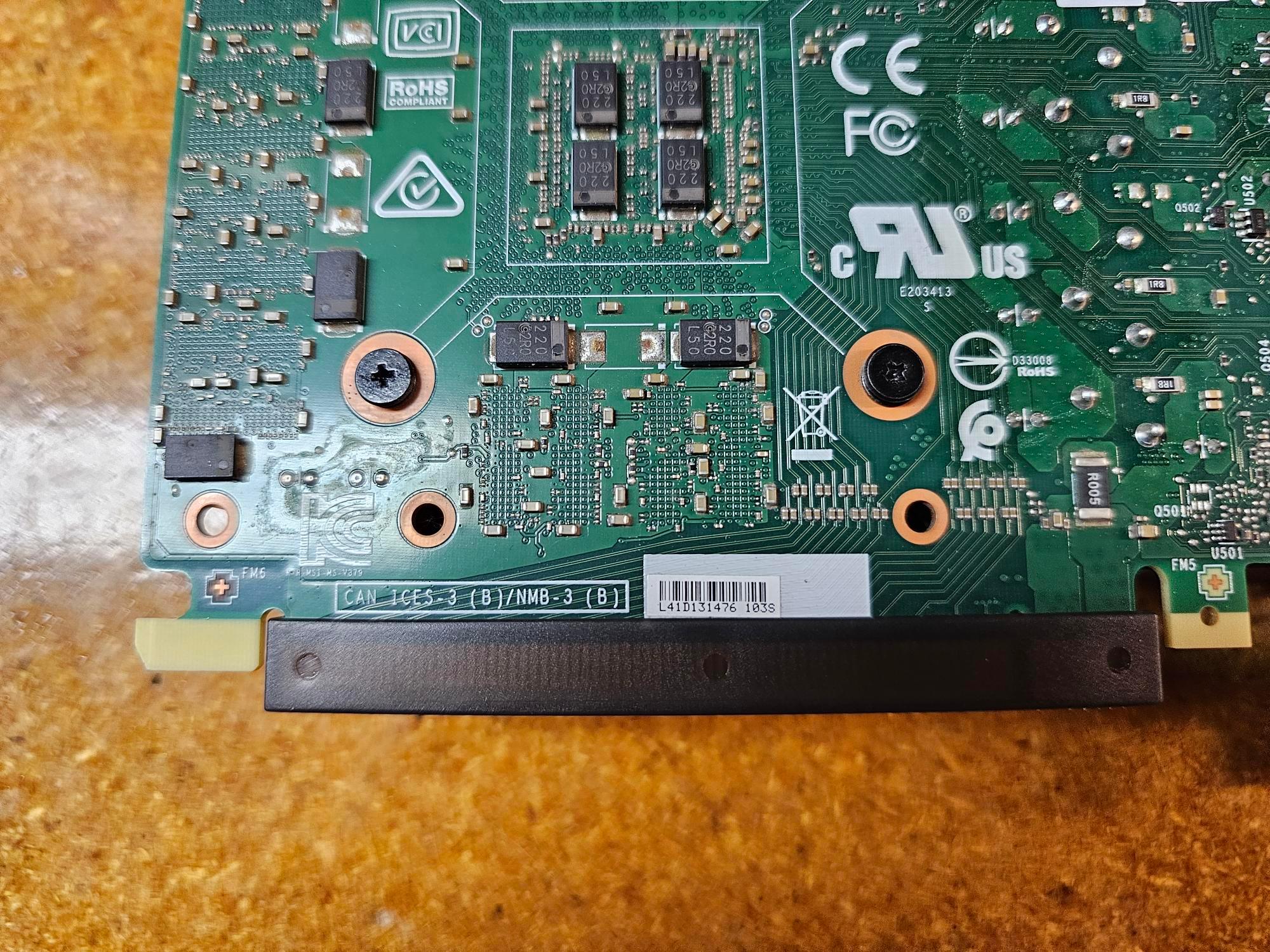 Dell GTX 1660 Super OEM - With Memory Shim installed