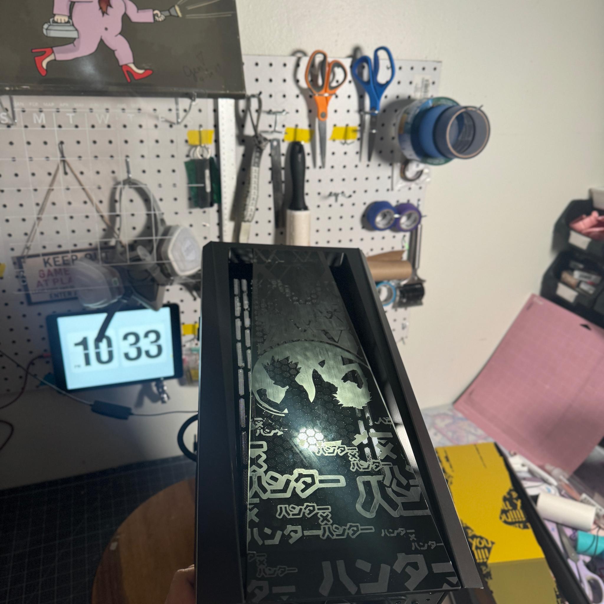 SALE!! Custom PC Case - HunterxHunter Themed Talos P1A