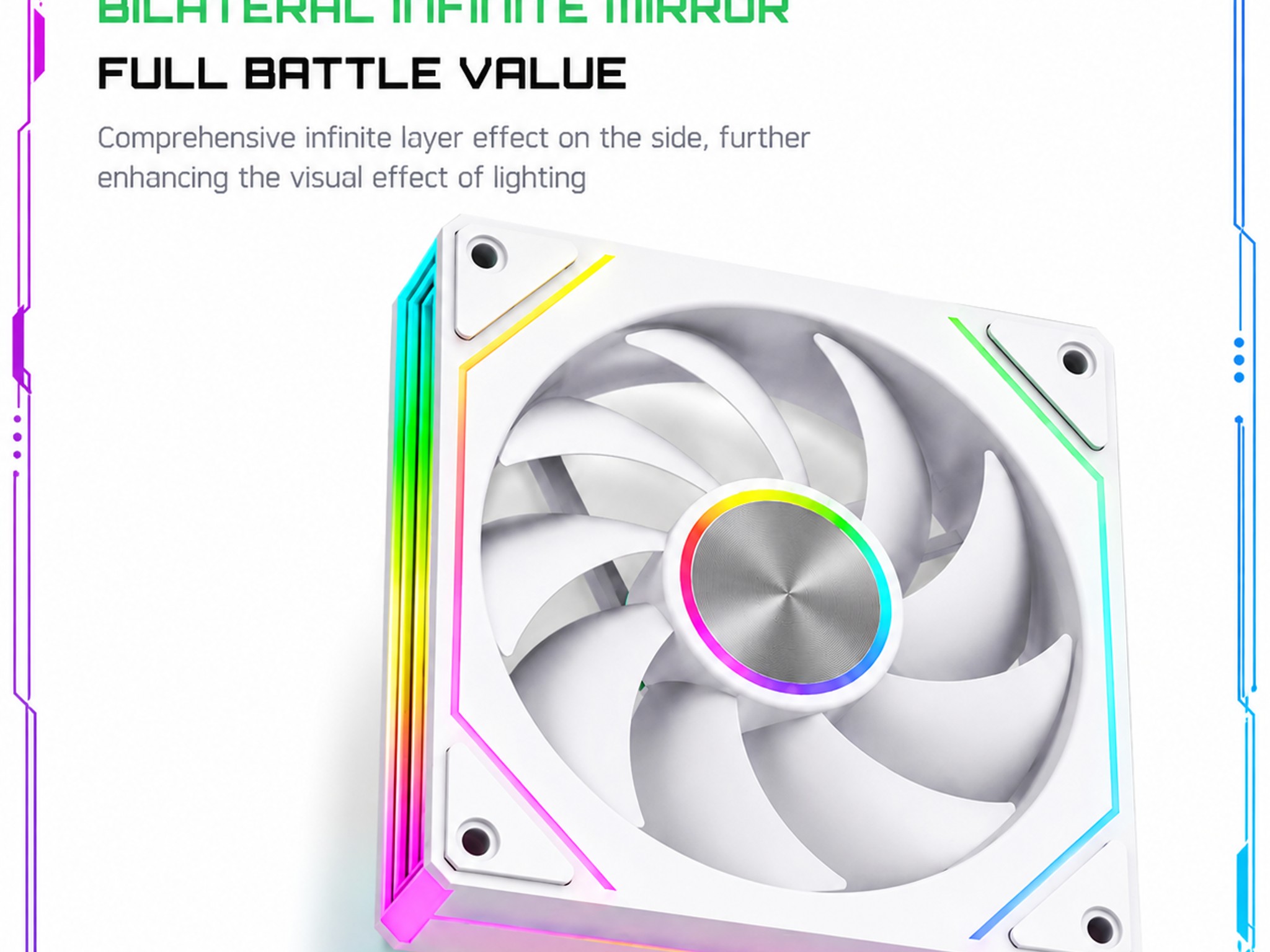 3 PACK FORWARD ARGB & PWM RGB 120mm Desktop PC Computer Case CPU Cooling Fan