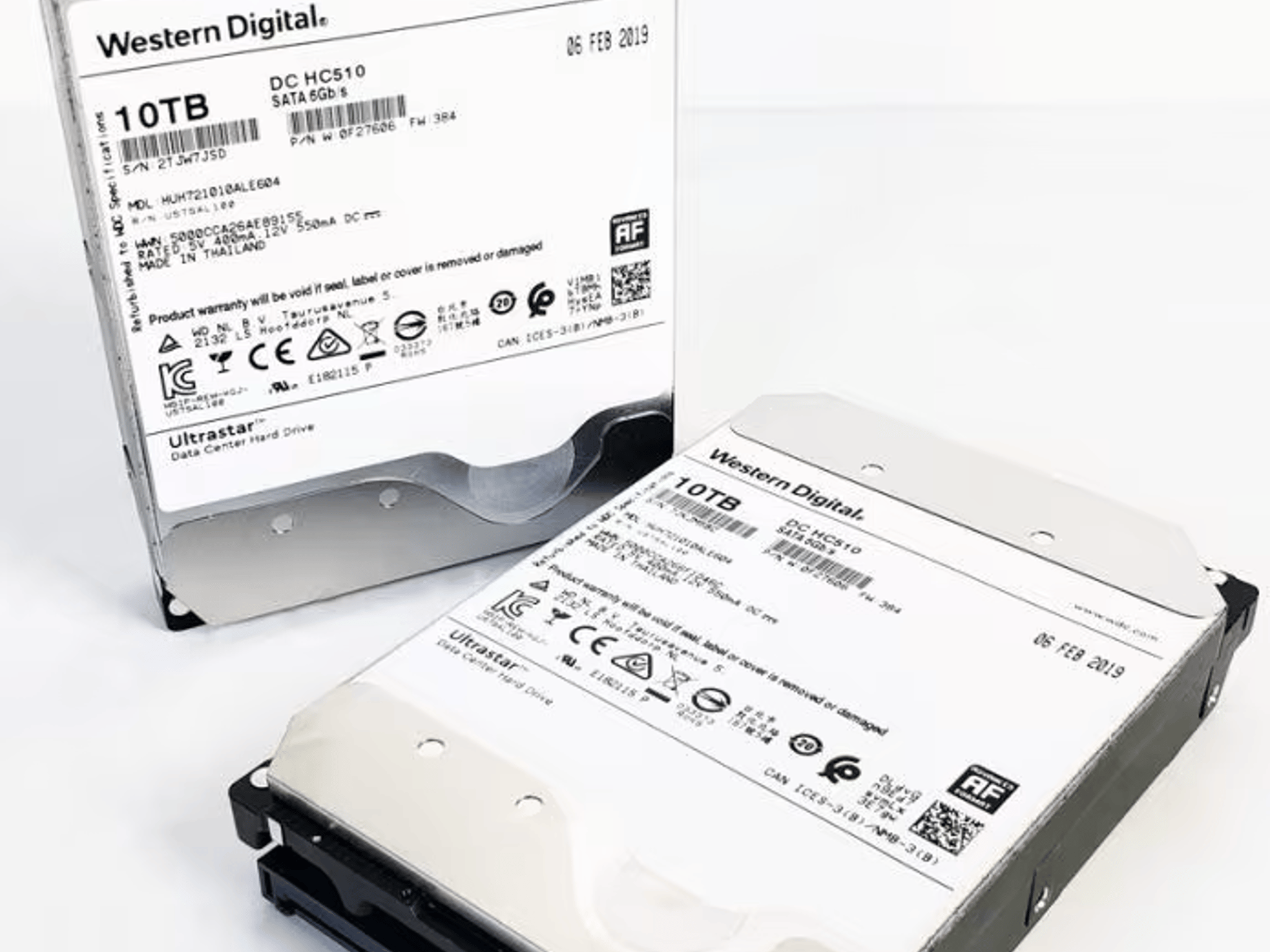 Used good 10TB WD Ultrastar HDD