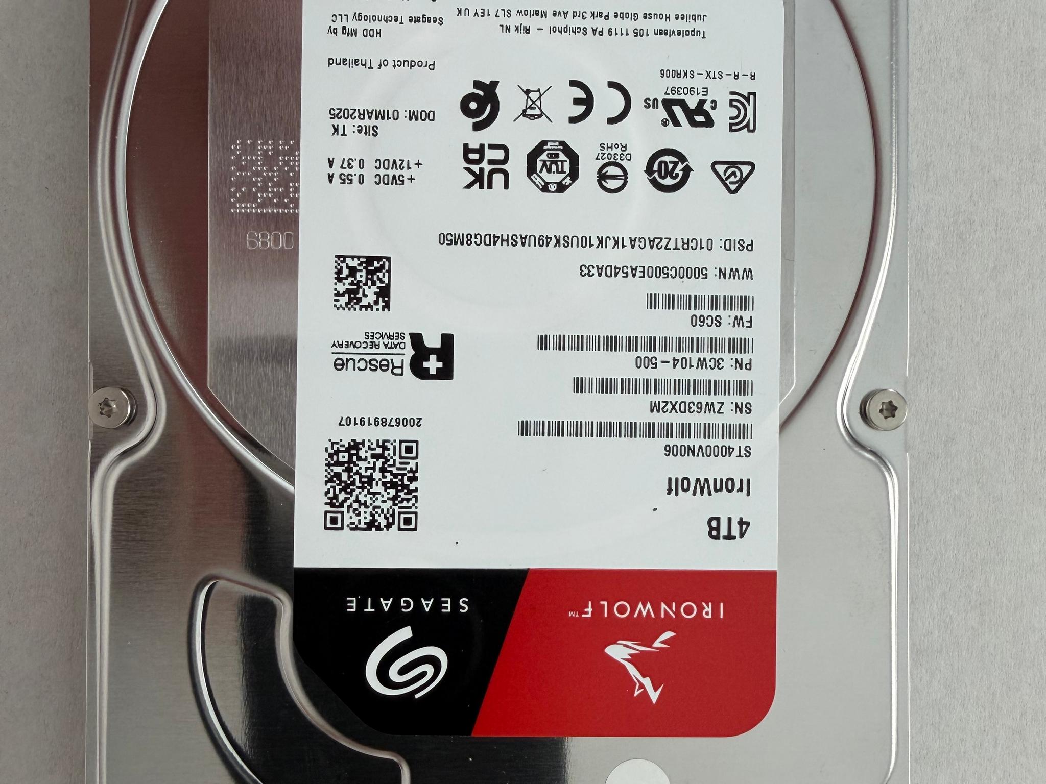 4TB Seagate HDD