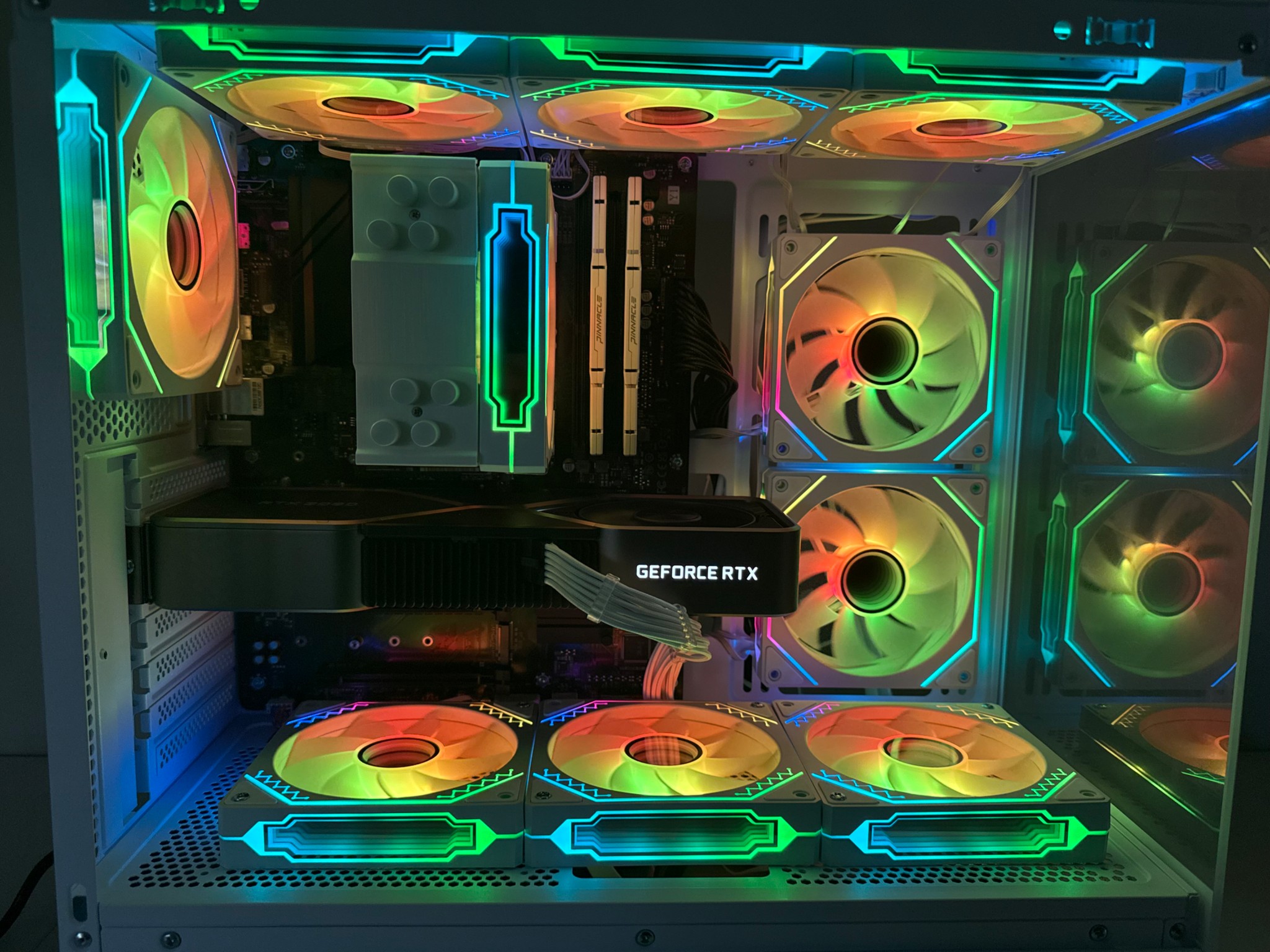 White RTX 3080 Gaming PC (Ryzen 7 5700 X3d)