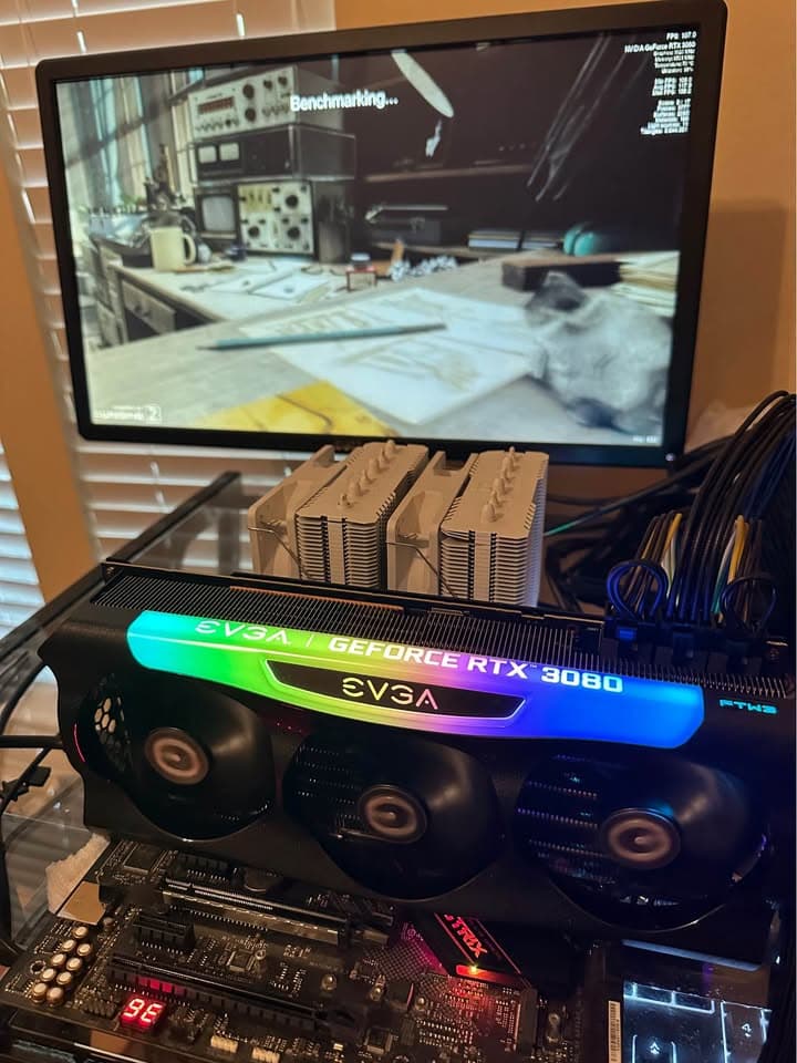 Like New EVGA RTX 3080 10 GB FTW3 with original box